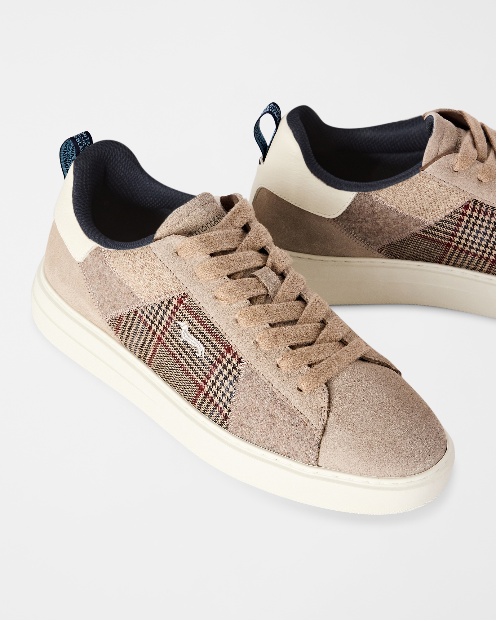 MEN&rsquo;S SUEDE SHOE - TEX FELT, BEIGE - BEIGE, large image number 3
