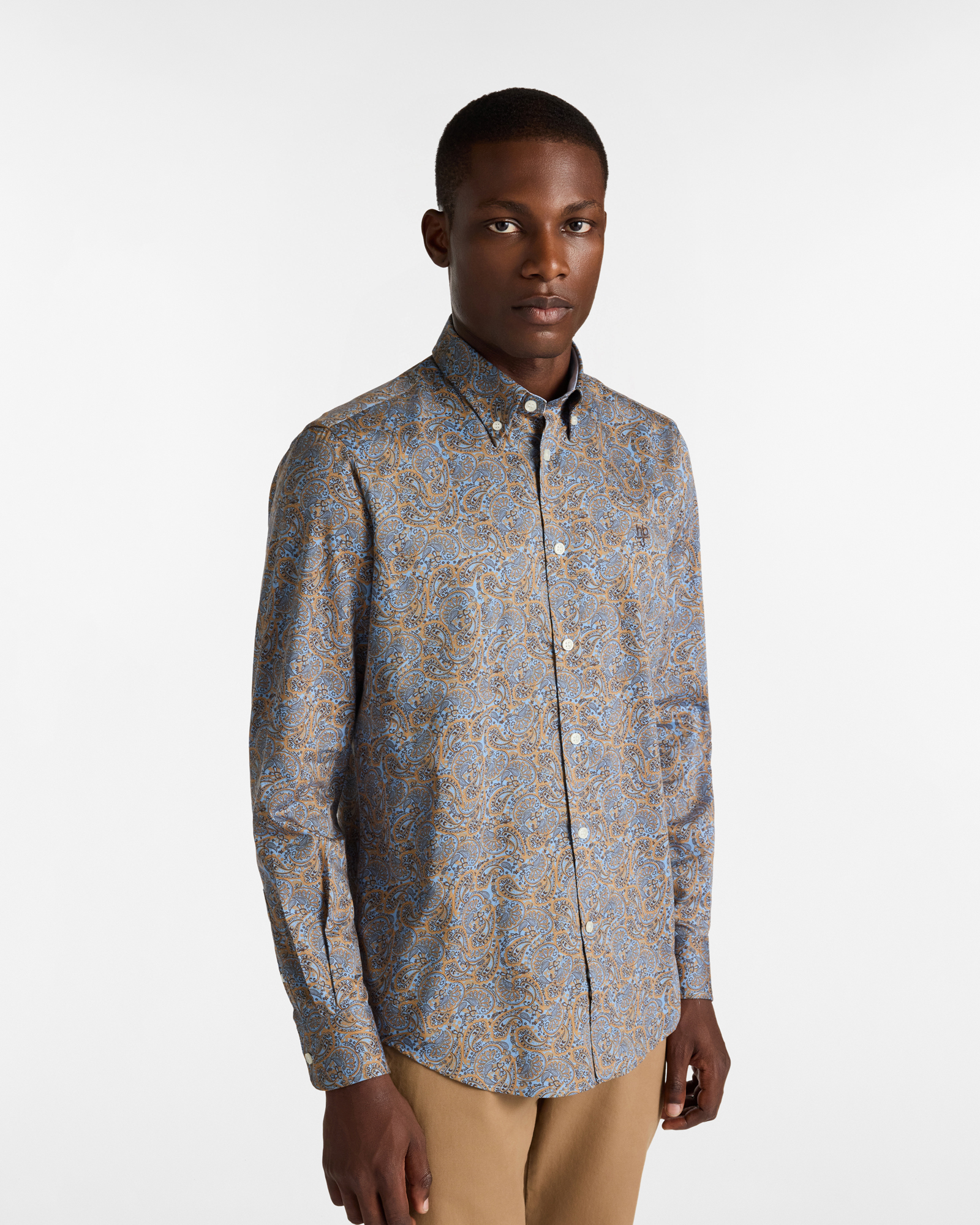 Paisley Pattern Cotton Shirt