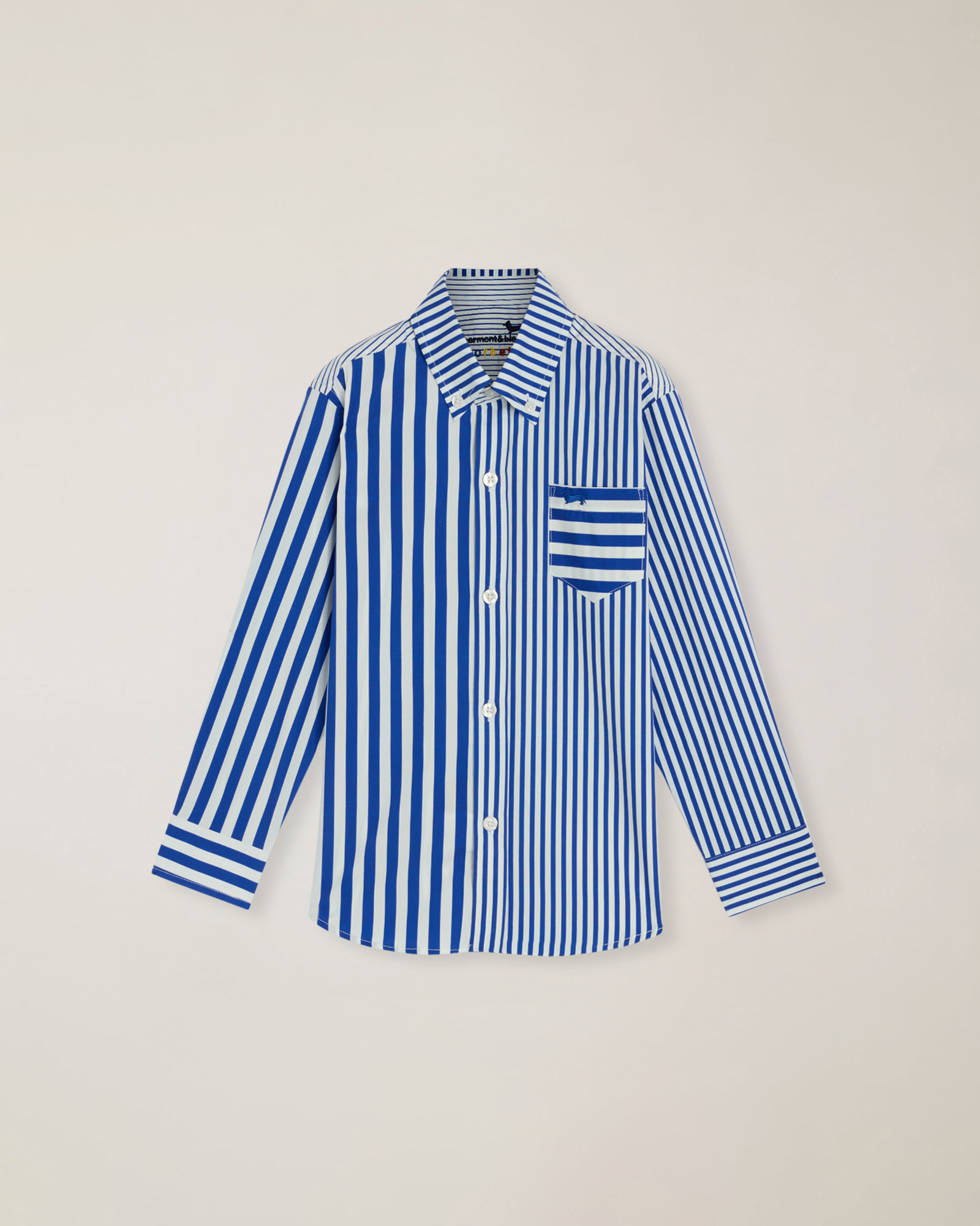 Camicia sorbetto con ricamo logo