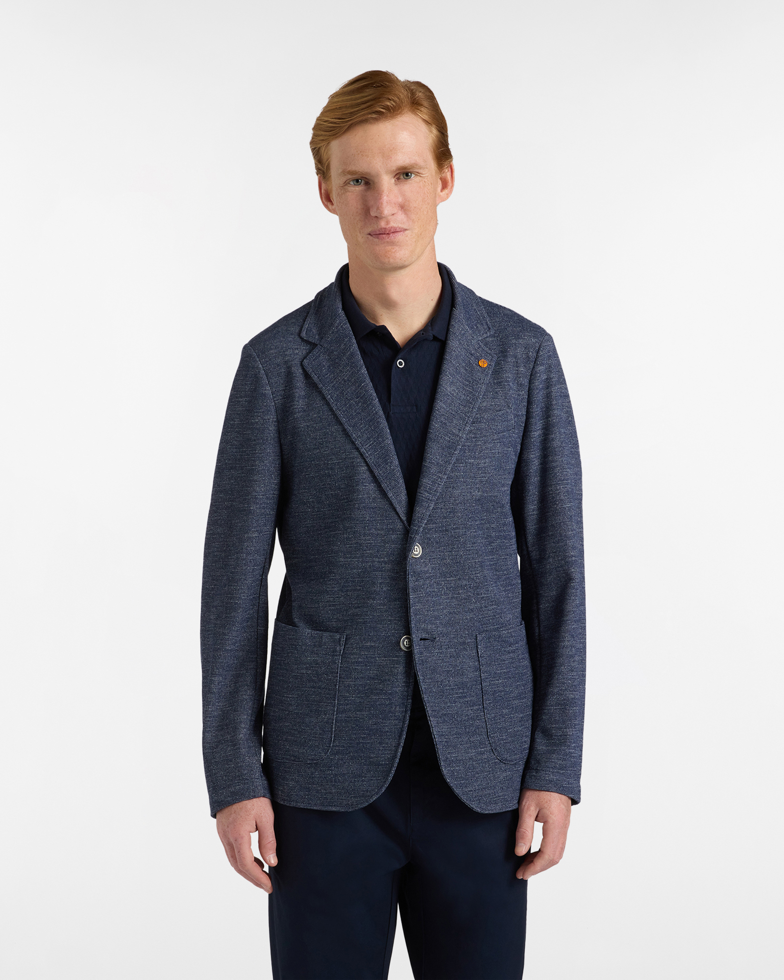 Giacca Uomo in Jersey a Trama Irregolare