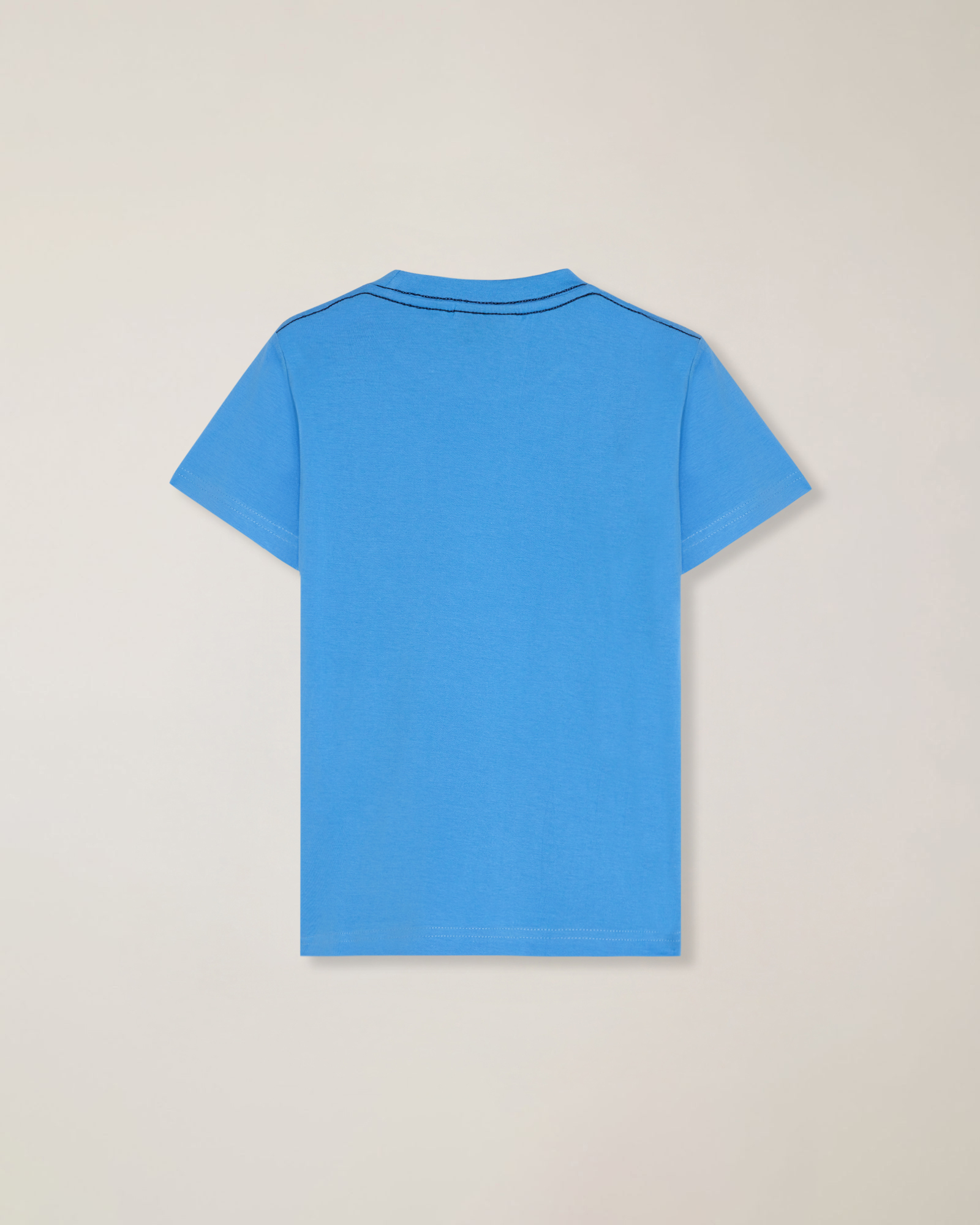 T-shirt jersey stampa logo tono su tono