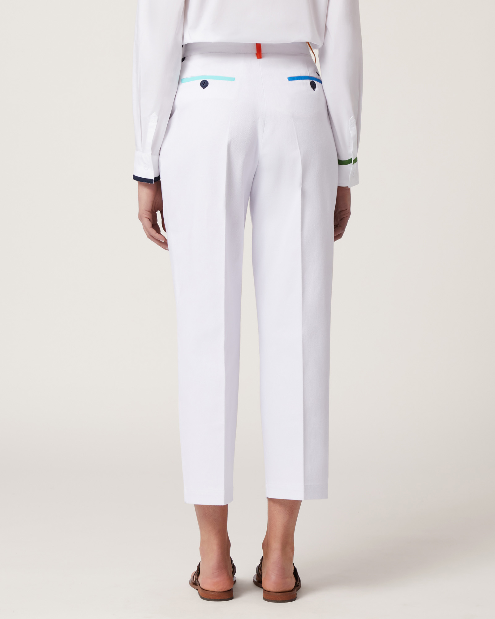 Pants with Colorful Details