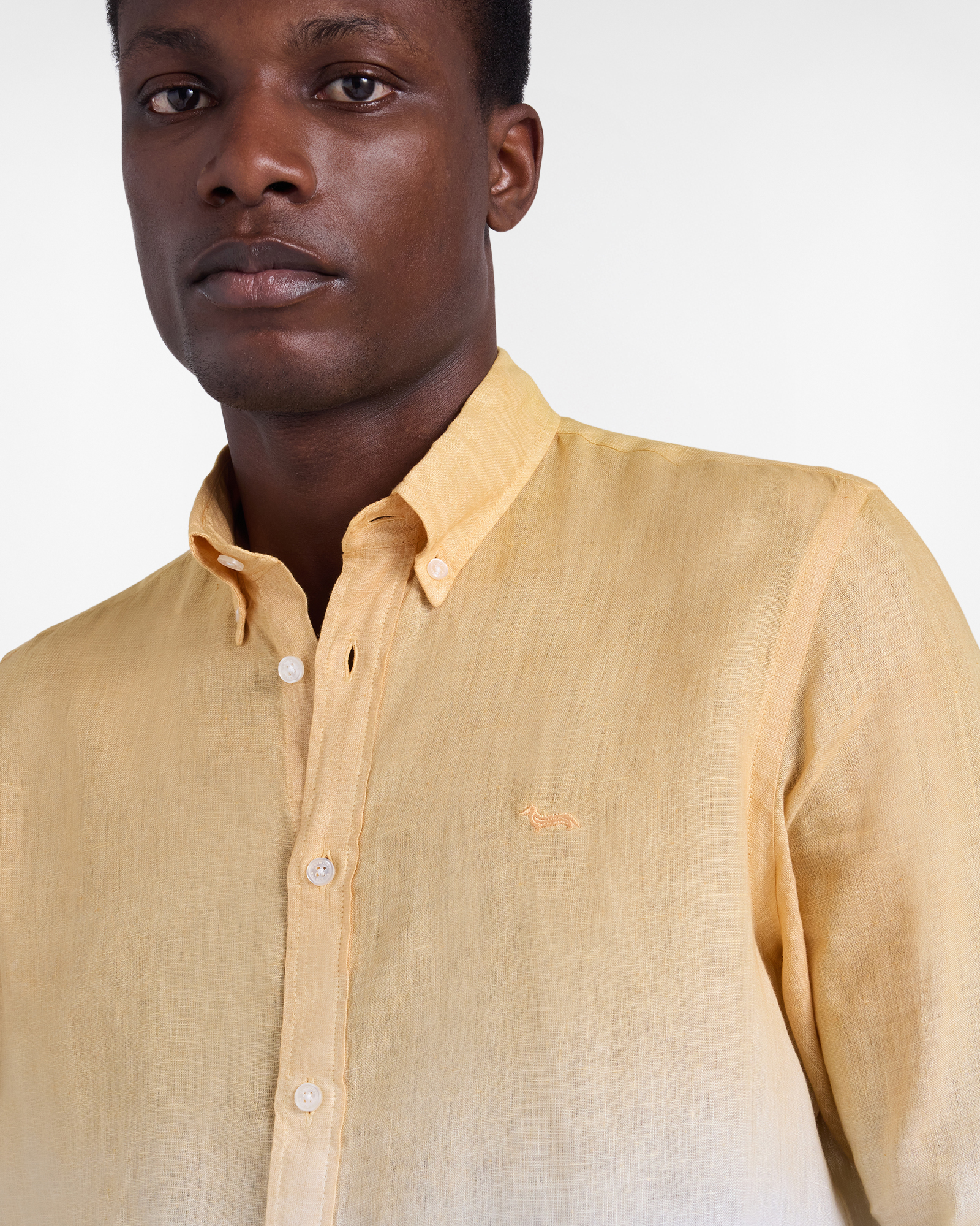 Faded print shirt, Orange, large image number 2
