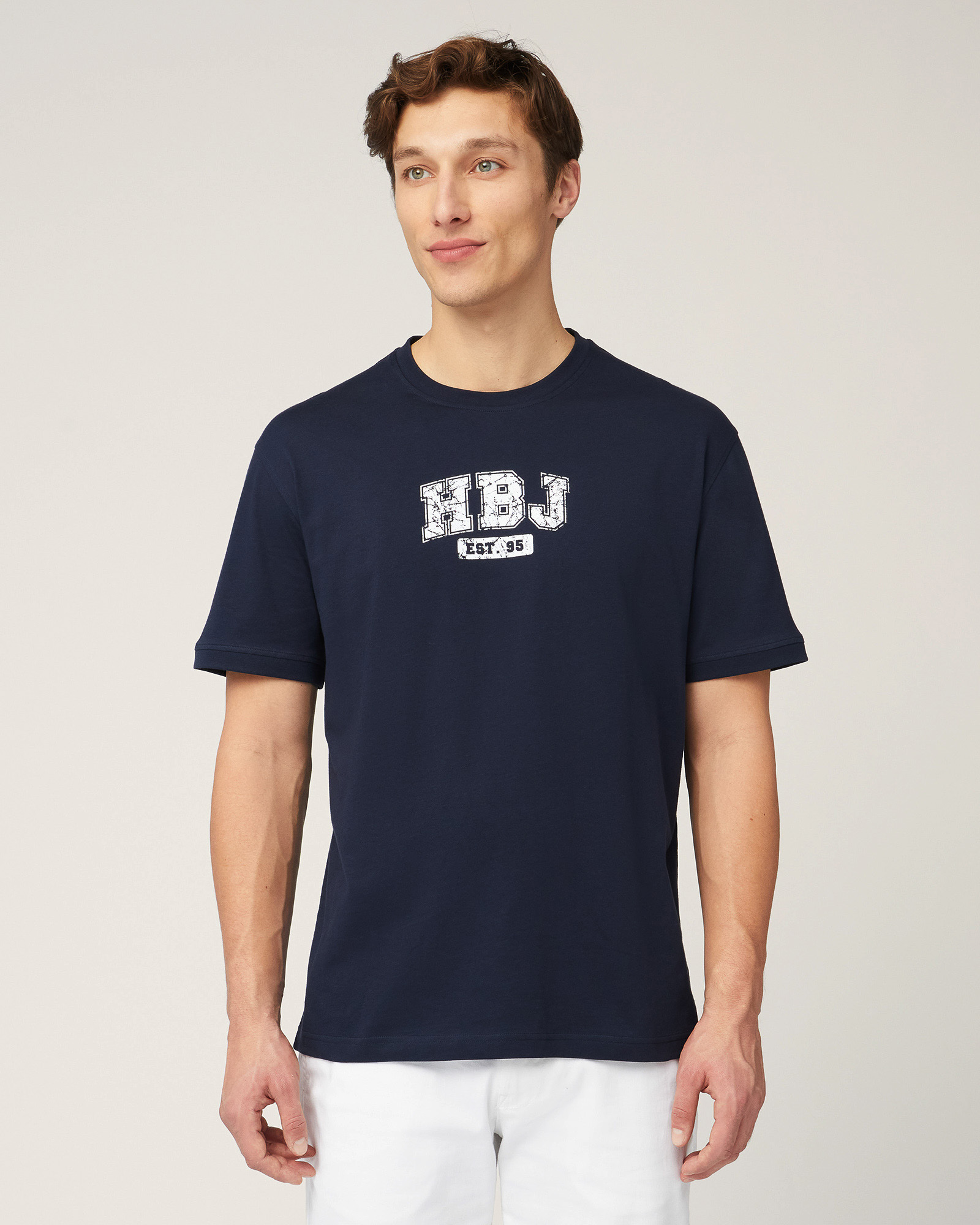 T-Shirt Con Stampa Sul Petto