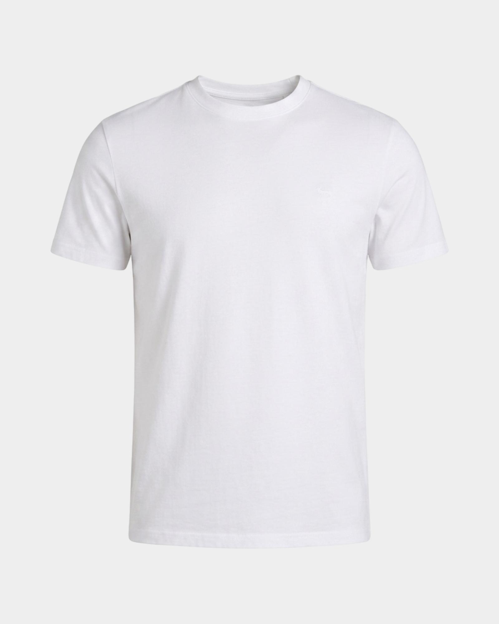Men's regular-fit Supima&reg; premium T-shirt in 100% pure cotton, WHITE, large
