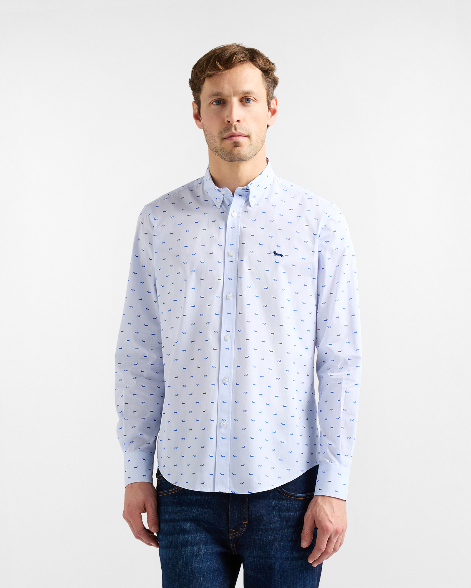 All-over micro-dachshunds shirt