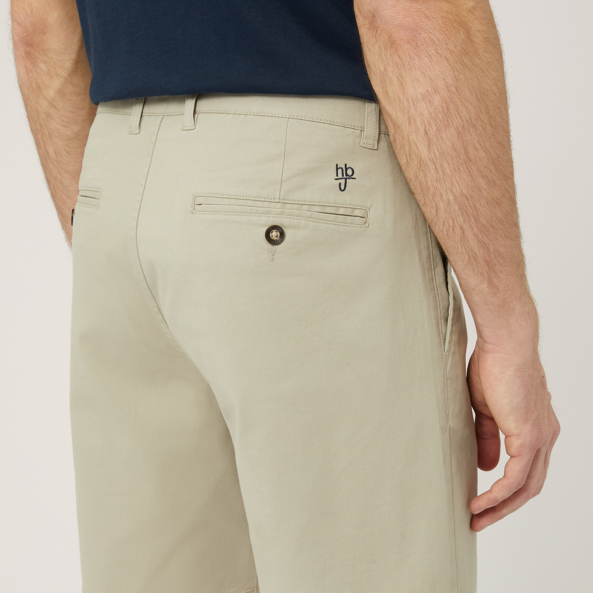 Bermuda Chino In Twill, Beige, large image number 2