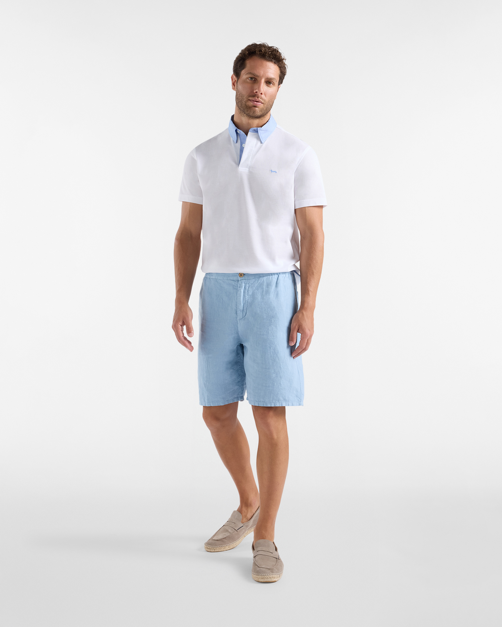 Men's regular fit piqu&eacute; Vietri polo shirt, Amaranth, large image number 3