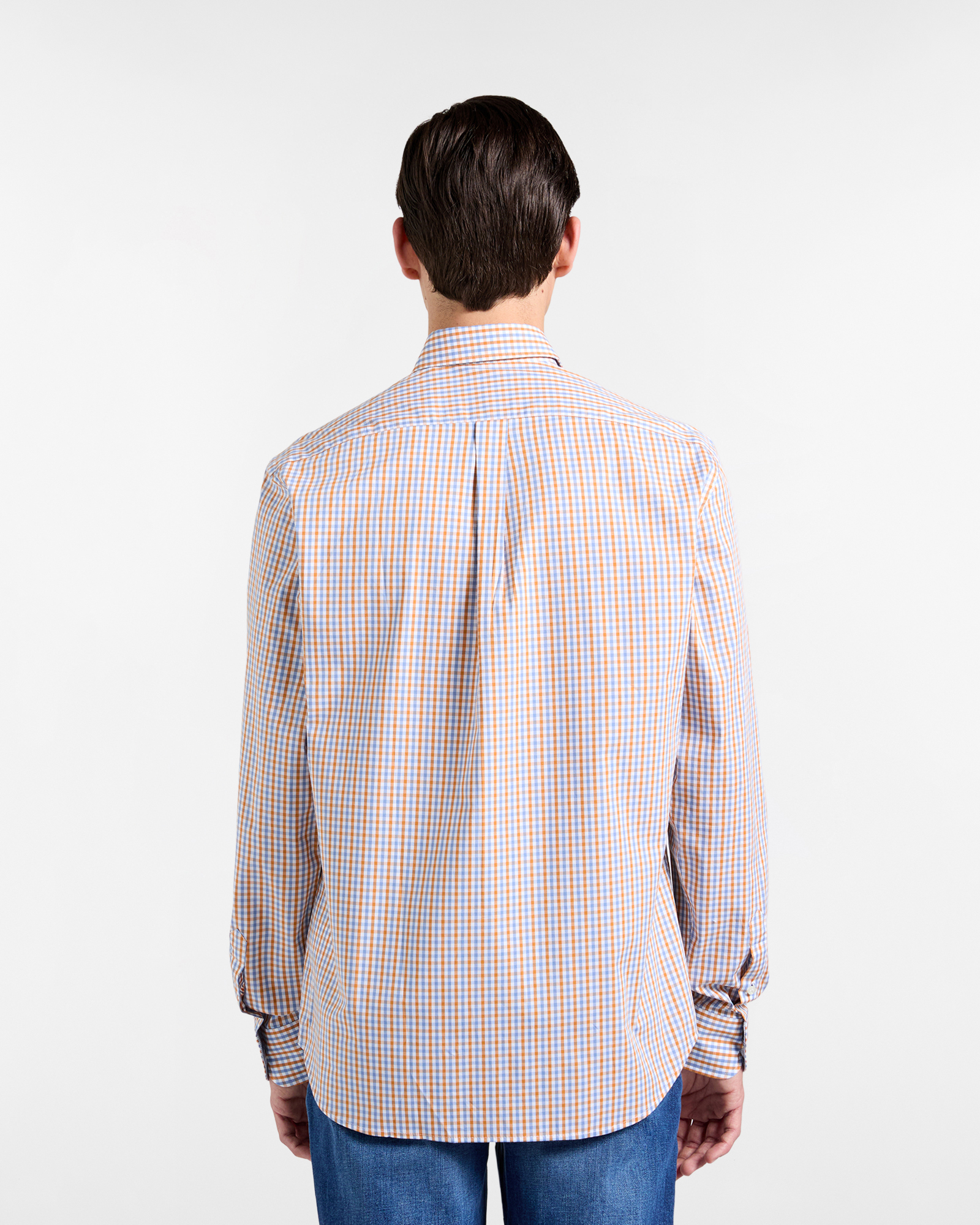 Camicia Uomo Micro Check Regular Fit