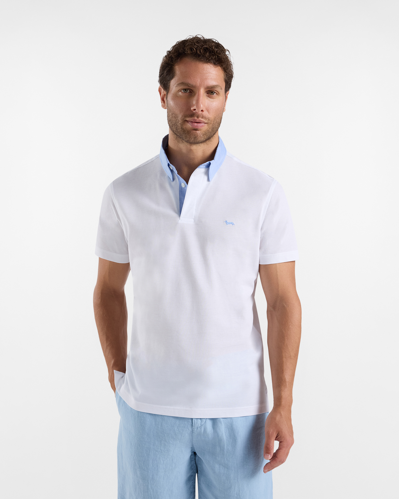 Men's regular fit piqu&eacute; Vietri polo shirt