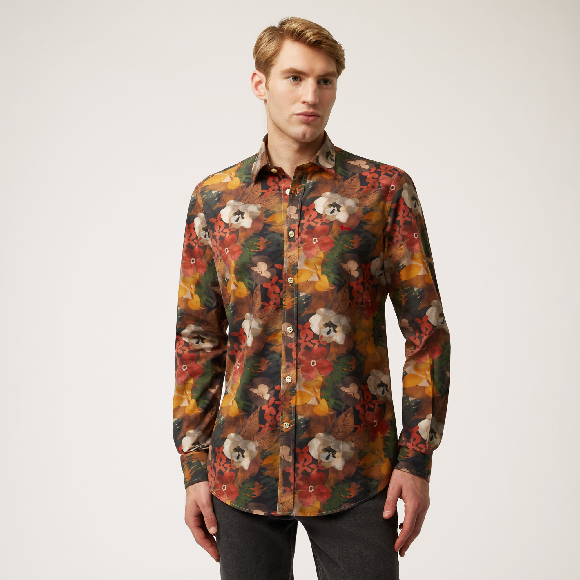 Chemise En Coton Motif Floral