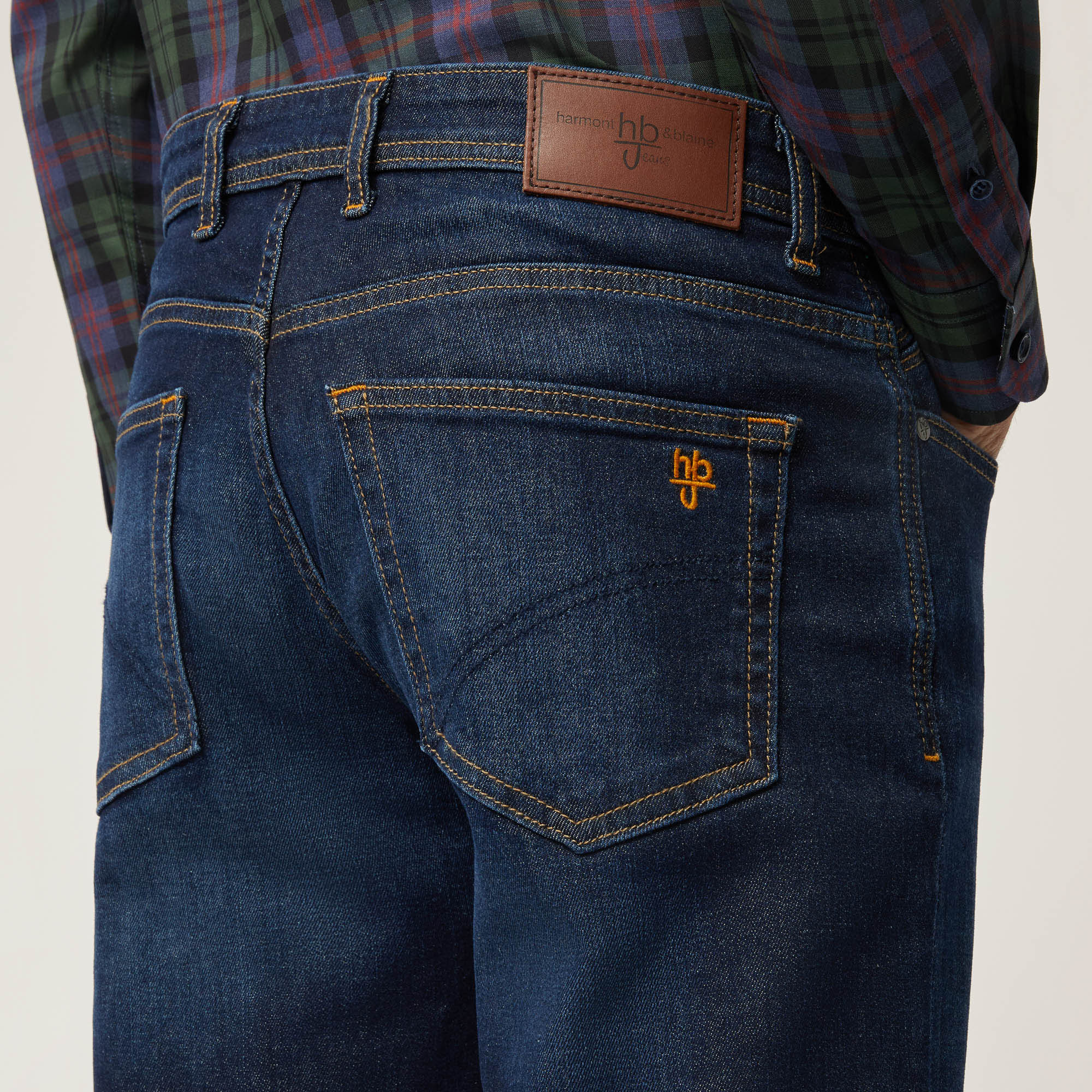 Denim Cinque Tasche Narrow, Blu Denim, large image number 2