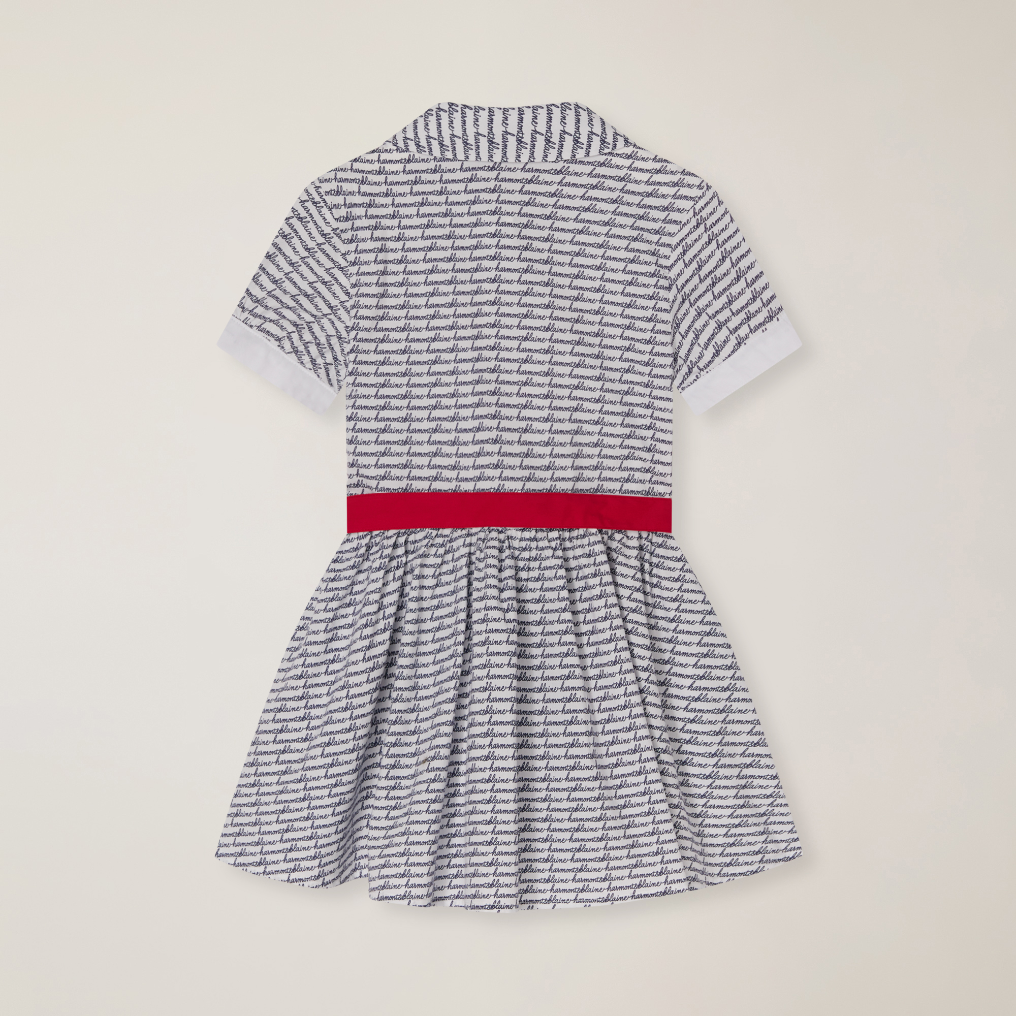 Shirt dress with belt, Navy Blue, large image number 1