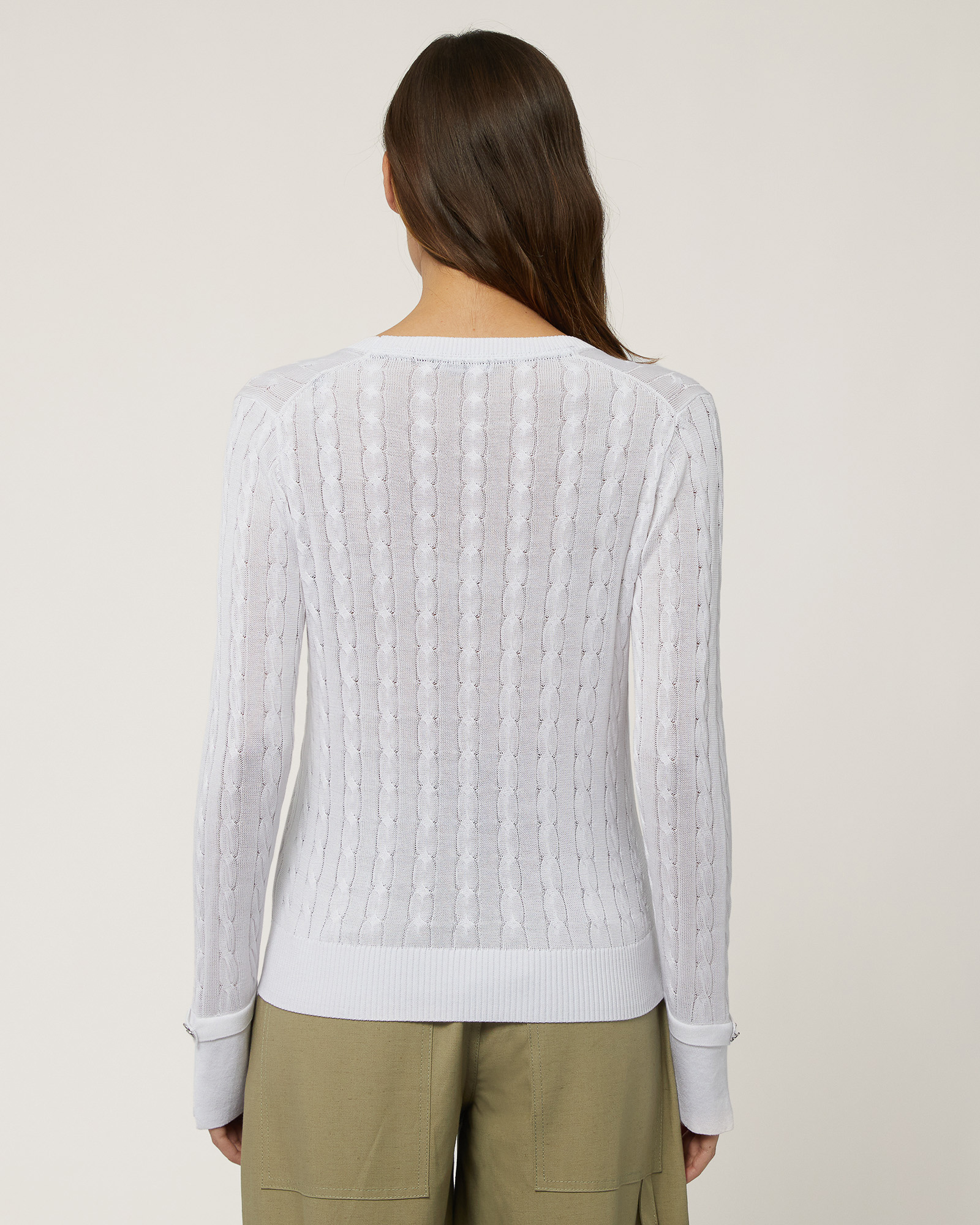 V-Neck Silk-Blend Sweater