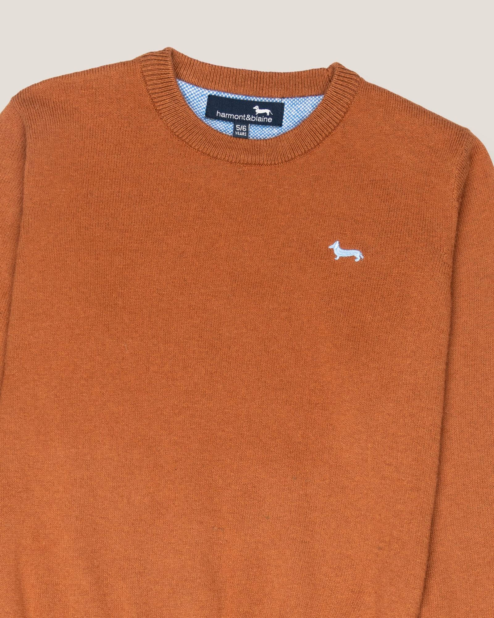 Crewneck sweater, Terracotta, large