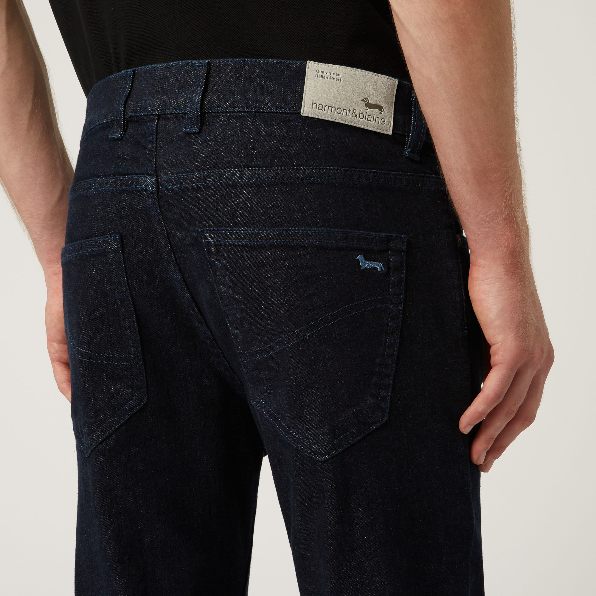 in Italian Denim pockets Essentials Harmont&Blaine® Luxury 5 Blue: |