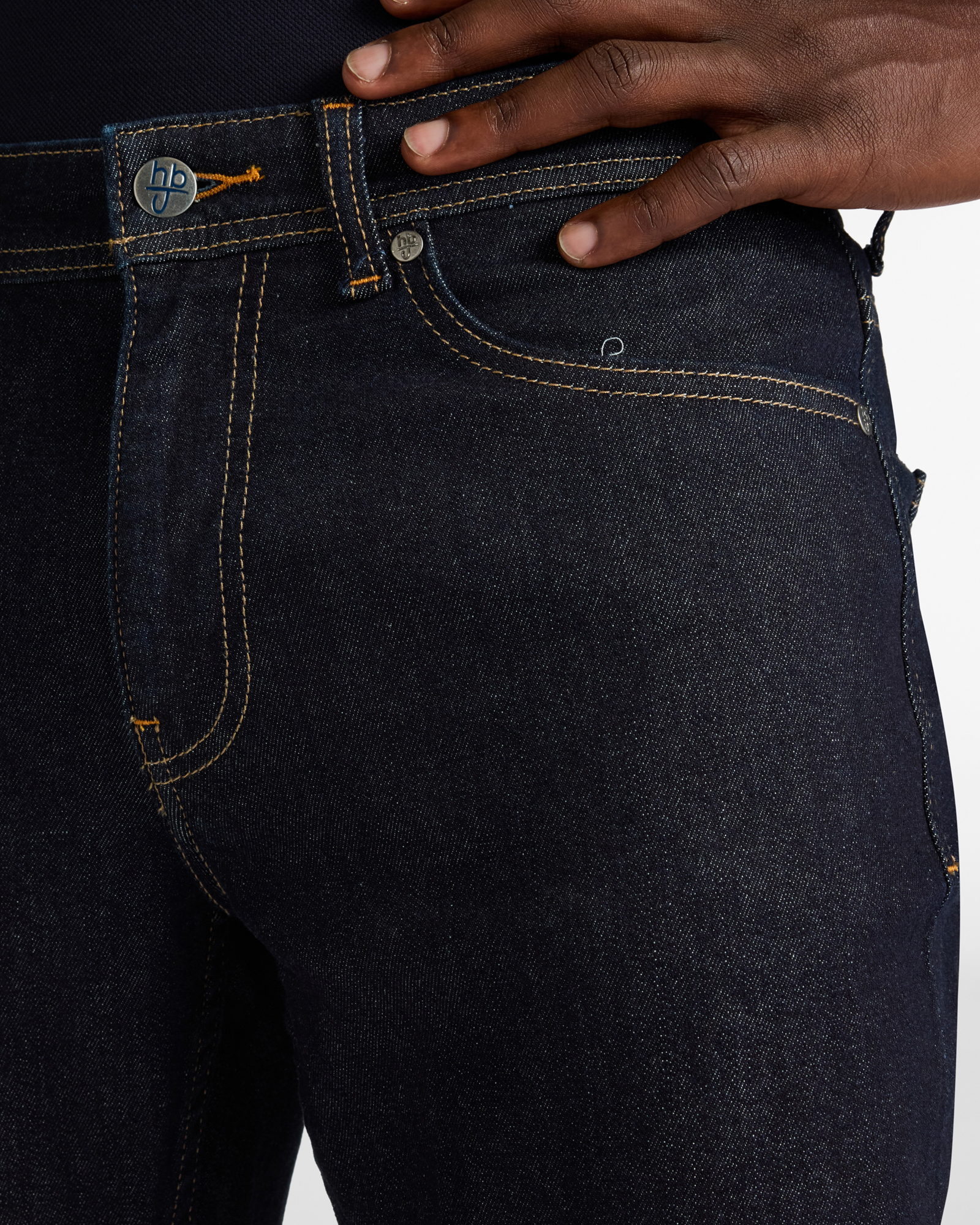 Jeans Cinque Tasche Narrow Fit in Denim Stretch, Blu Denim, large image number 2