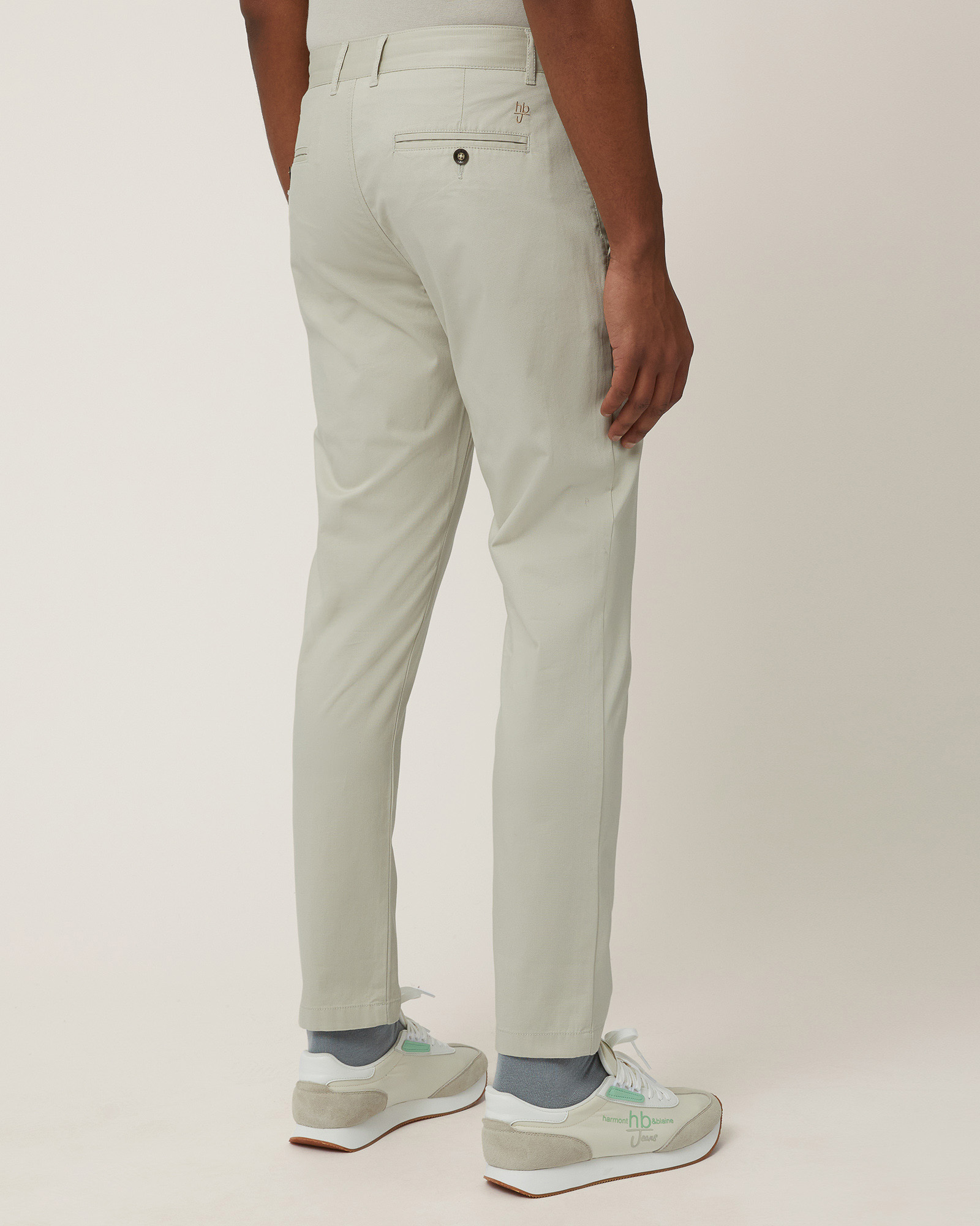 Pantaloni Chino In Cotone