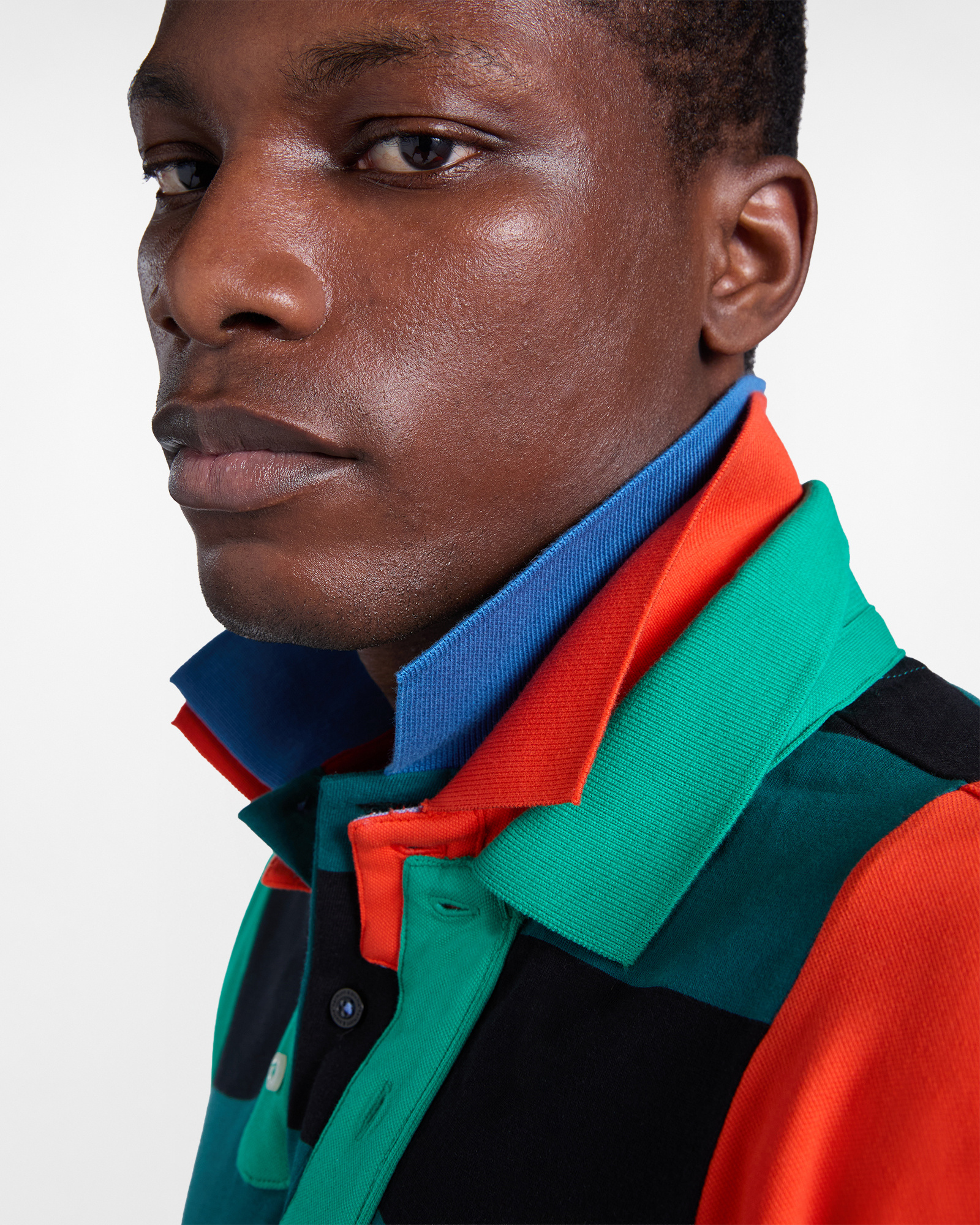  Harmont&blaine Harmont&blaine - „re-loved“ Herren-poloshirt Mit Streifen Und Color-blocking, Mann, Schwarz, Größe: Xs 