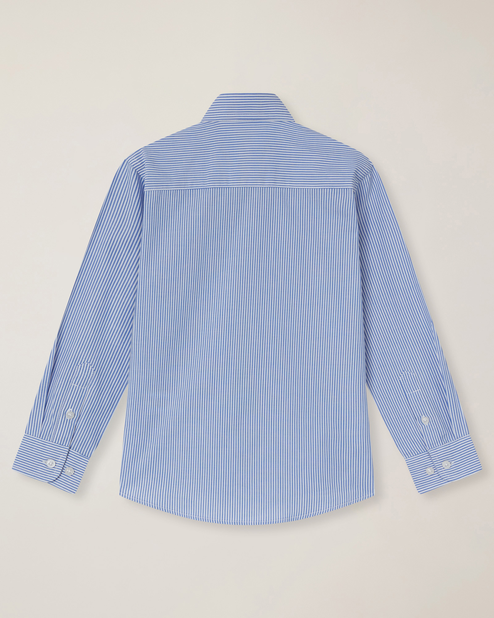 Striped shirt with logo embroidery, Light Blue, large image number 1