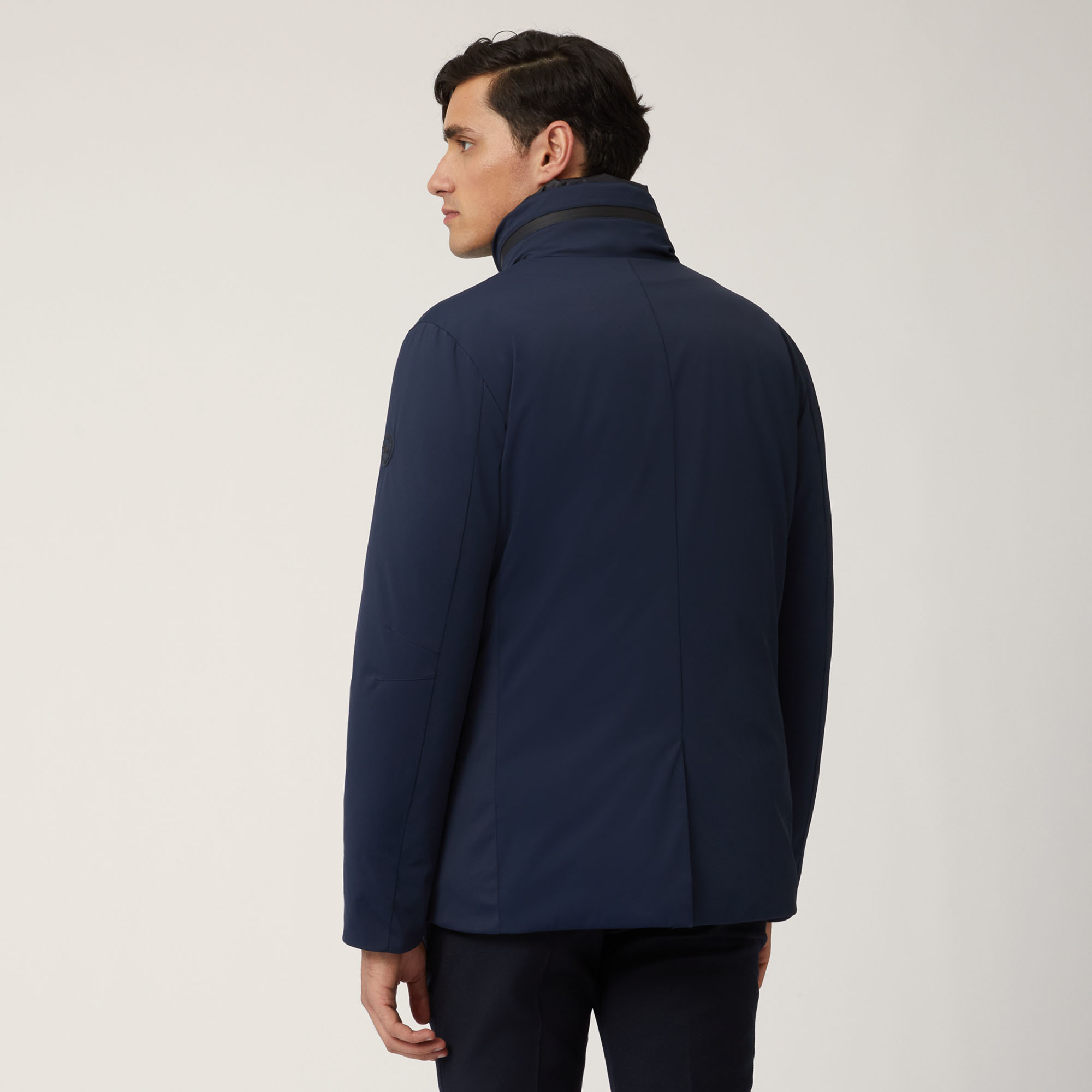 Field Jacket Con Interno Imbottito, Blu Navy, large image number 1