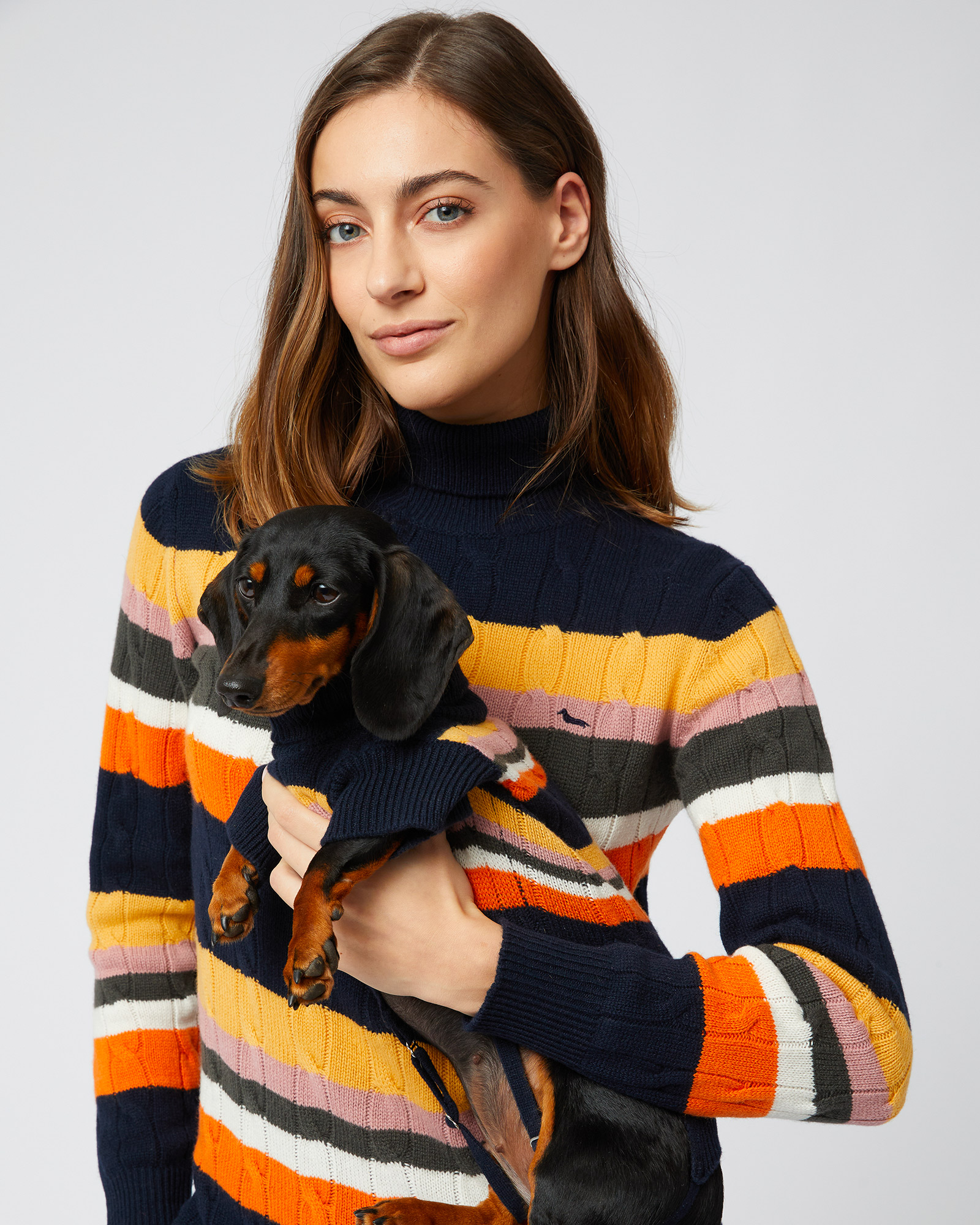 My Dog & I Dog Sweater, Navy Blue, large image number 2