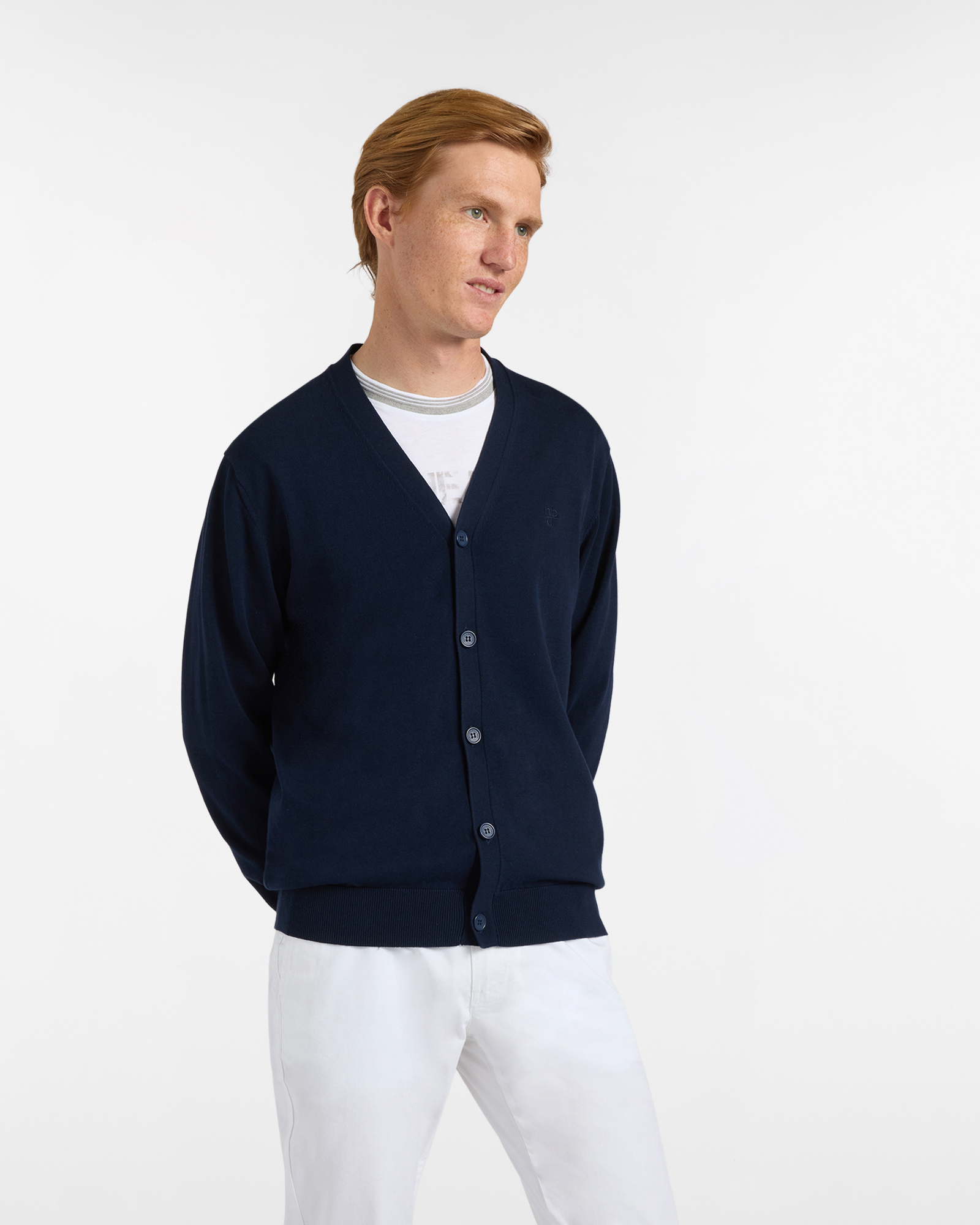 Cardigan Uomo in Crepe