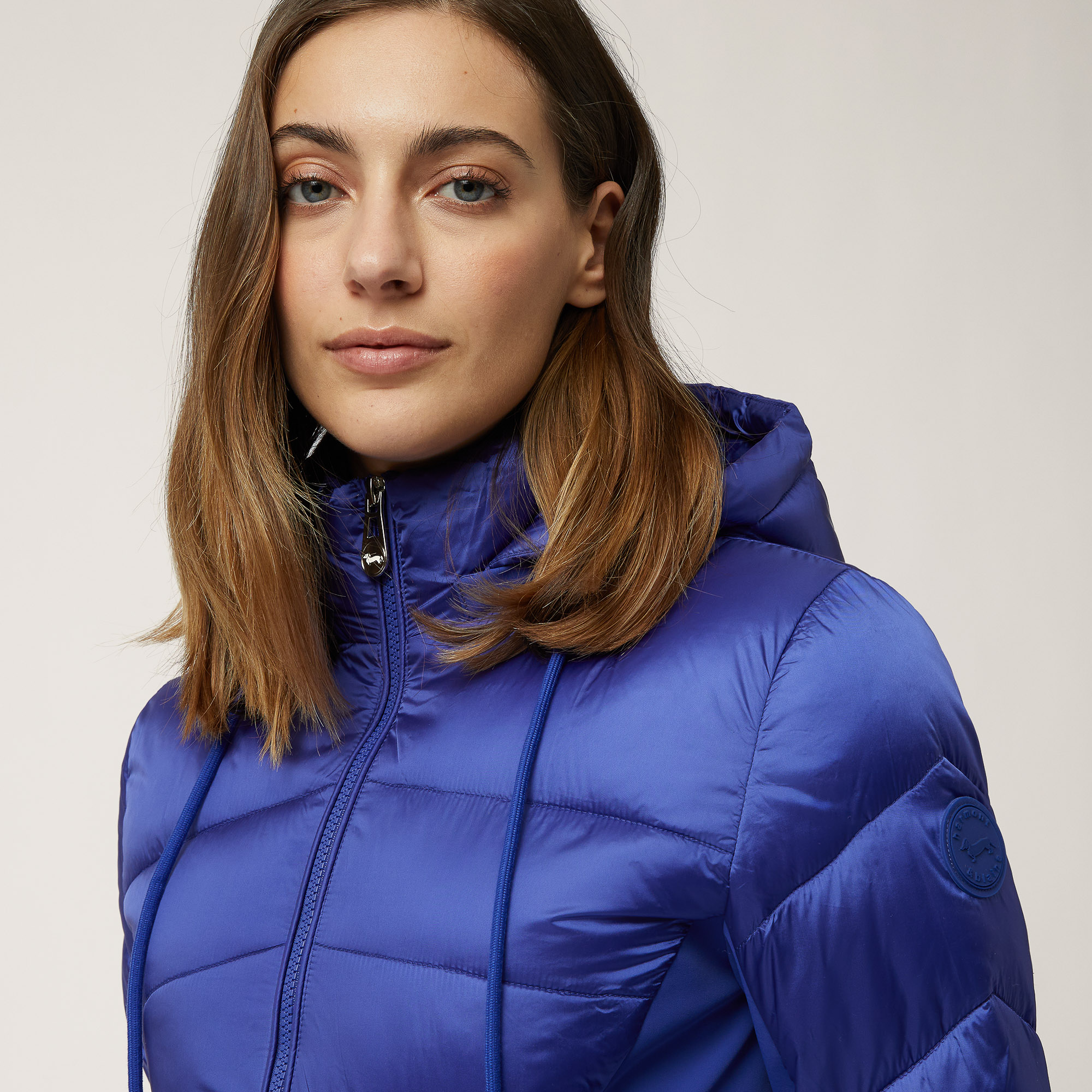 Jacket with Contrasting Trims, Light Blue, large image number 2