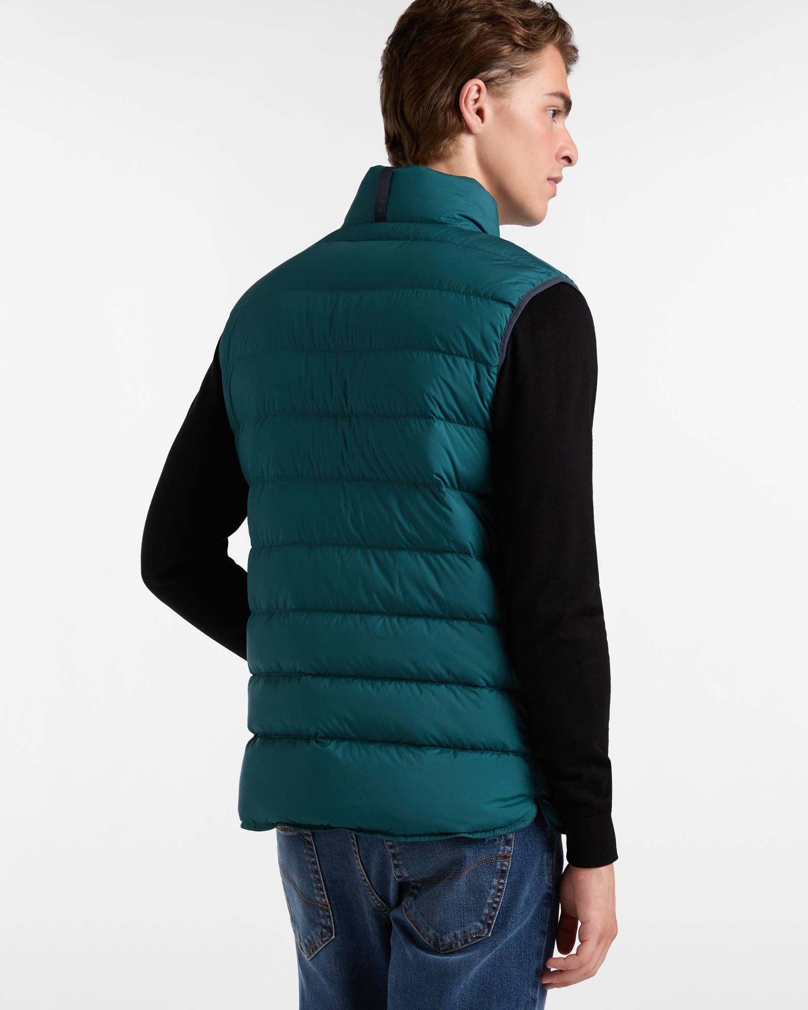 Reversible Padded Vest, Bluette, large image number 1