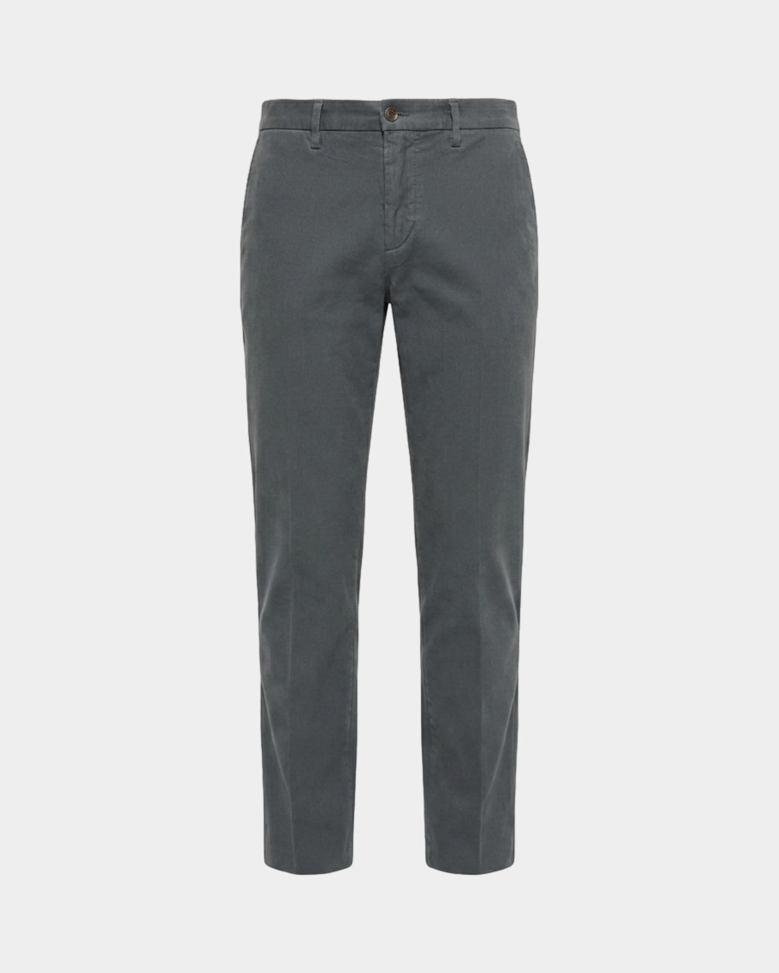 Men&rsquo;s regular-fit stretch cotton chino pants, GRAY, large