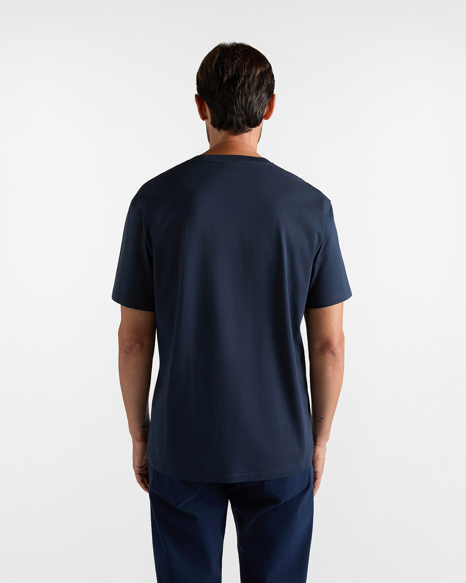 Men's relaxed-fit T-shirt in 100% pure cotton, NAVY BLUE, large image number 1