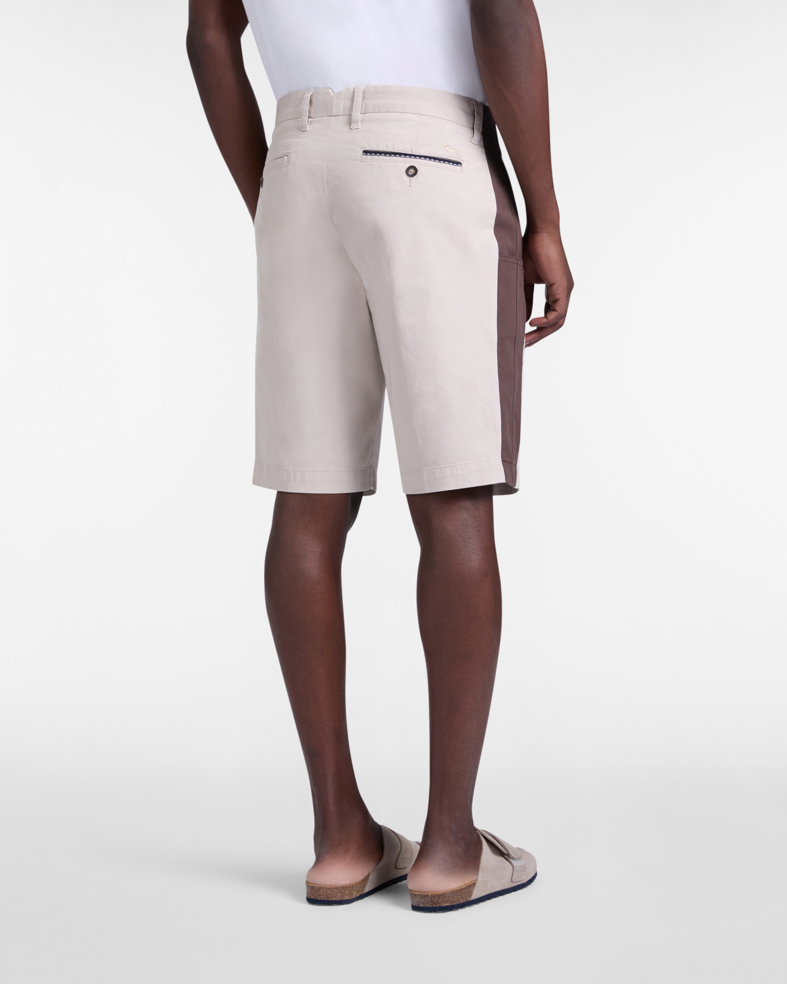 Men's Re-Loved two-tone Bermuda shorts