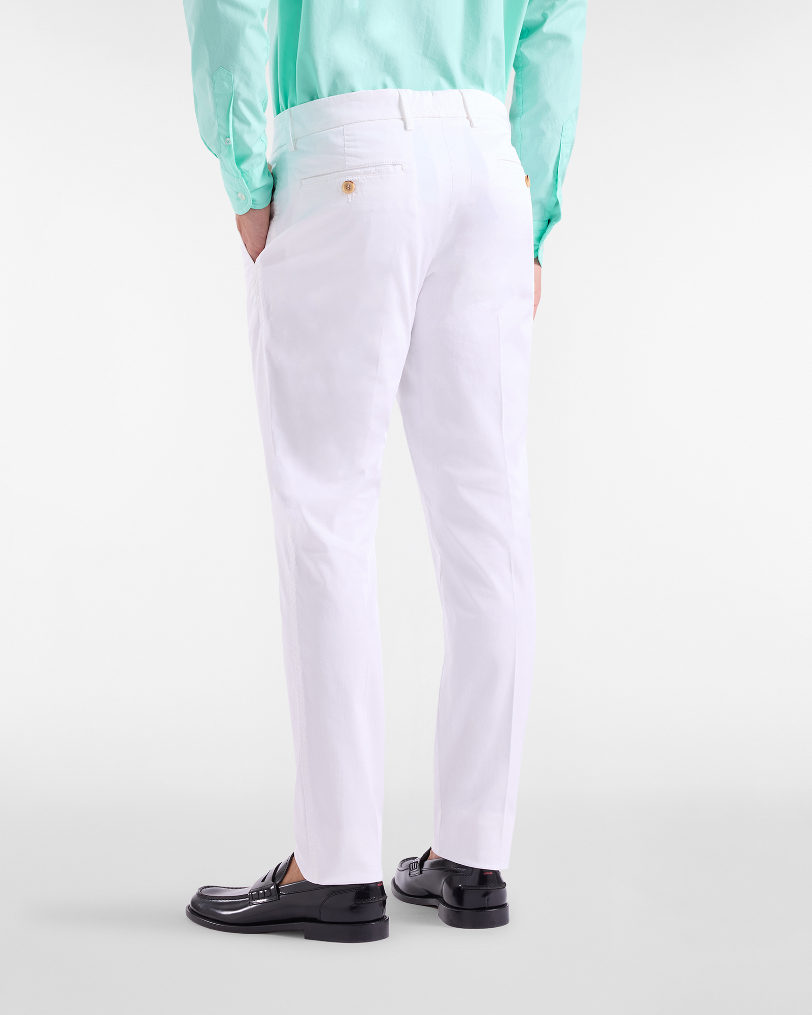 Pantalon chino coupe &eacute;troite basique pour homme