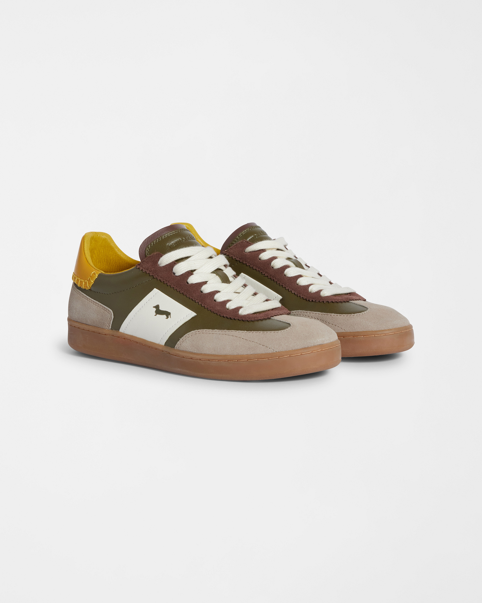 Metropolis Sneakers, Beige/Green, large image number 1
