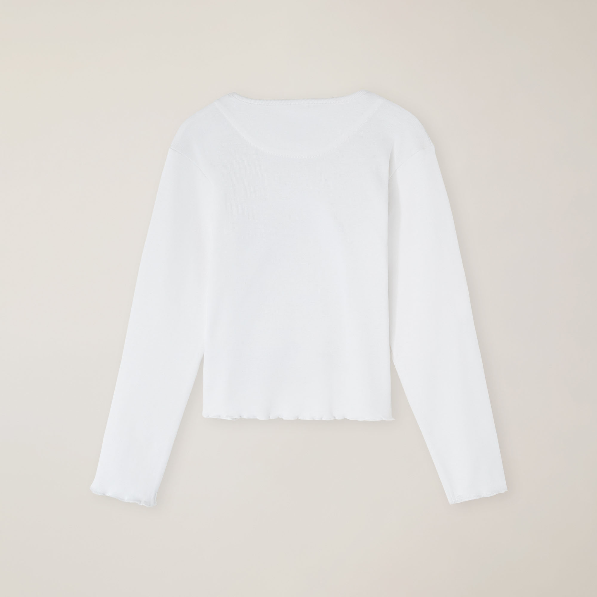 Jersey T-shirt with print, White, large image number 1