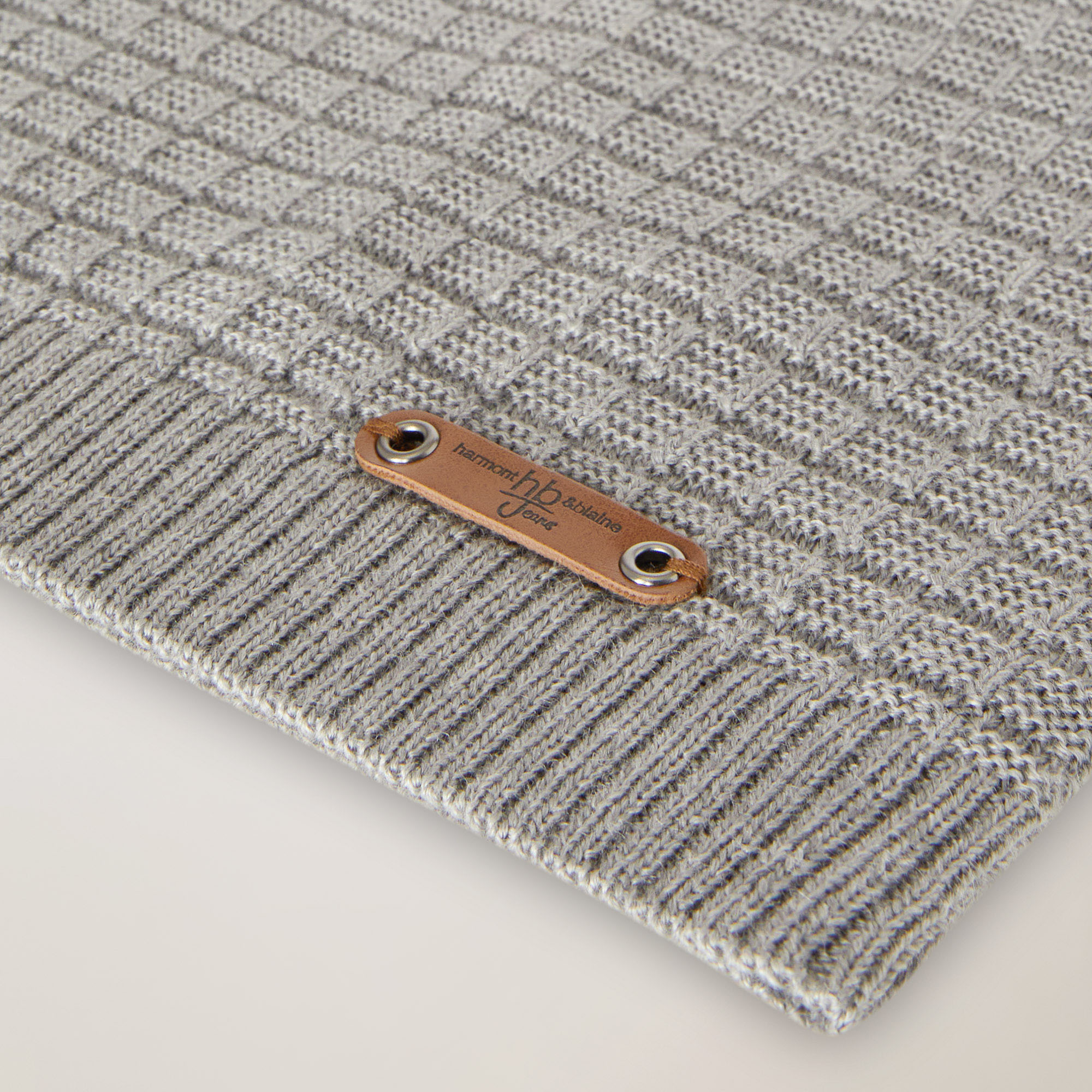 Berretto In Misto Lana Con Texture 3D, Grigio Acciaio, large image number 1