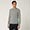 Jersey De Cuello Redondo De Lana Y Viscosa, Gris, swatch