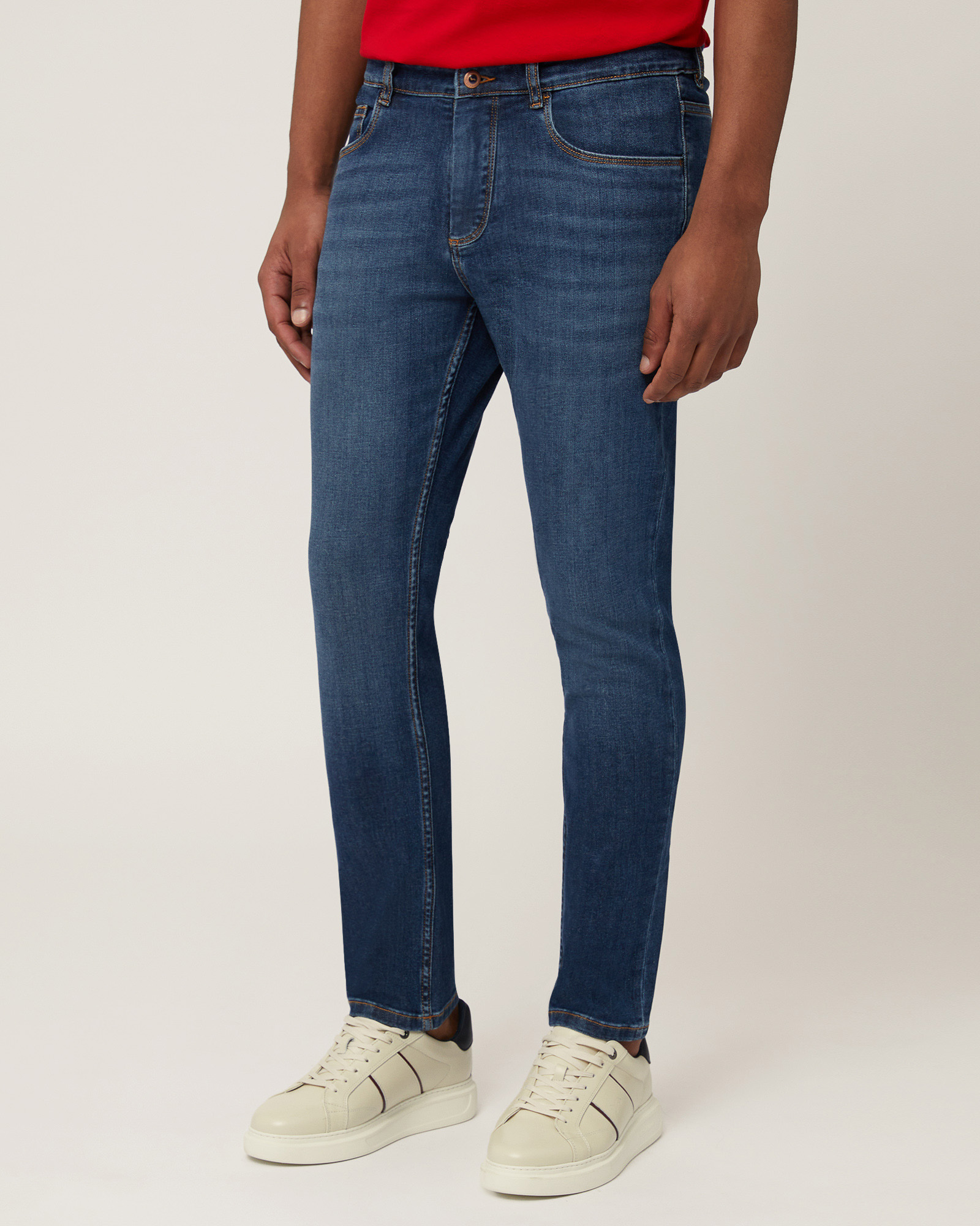 Slim Five-Pocket Jeans