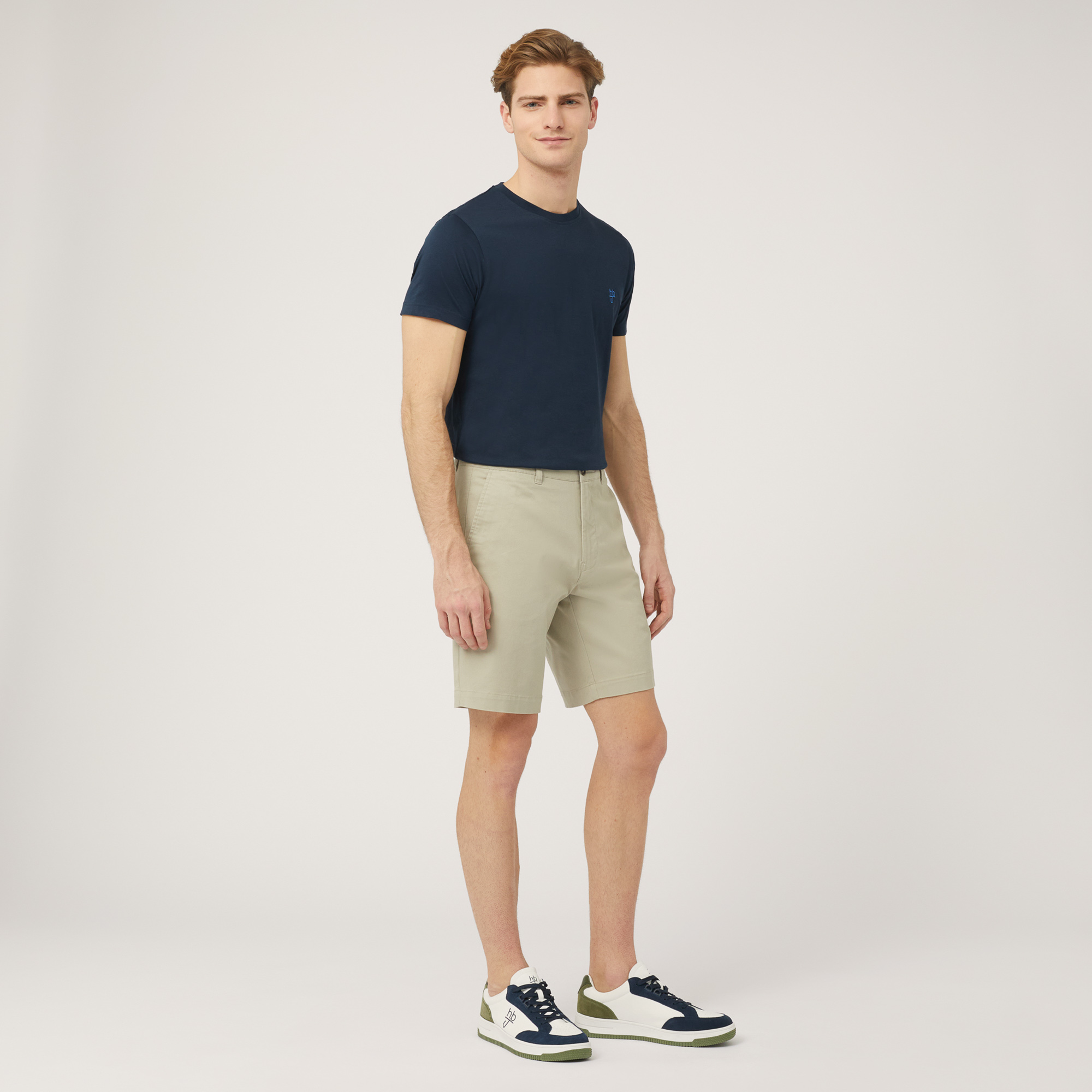 Bermuda Chino In Twill, Beige, large image number 3