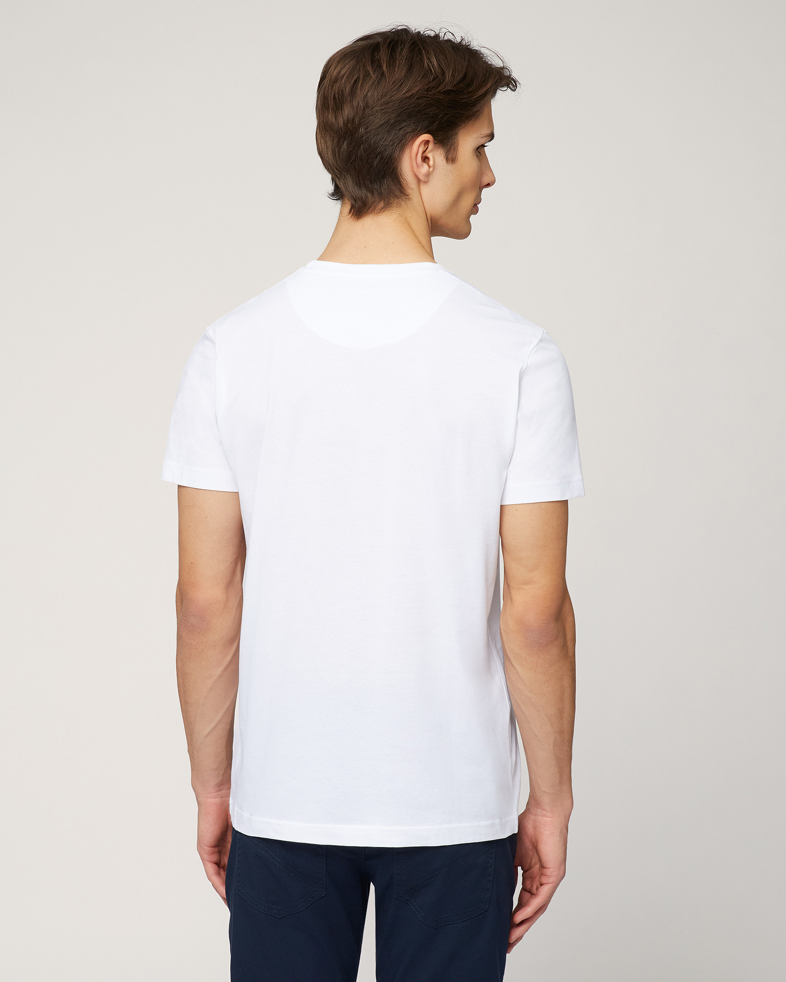 T-Shirt Con Logo Centrale