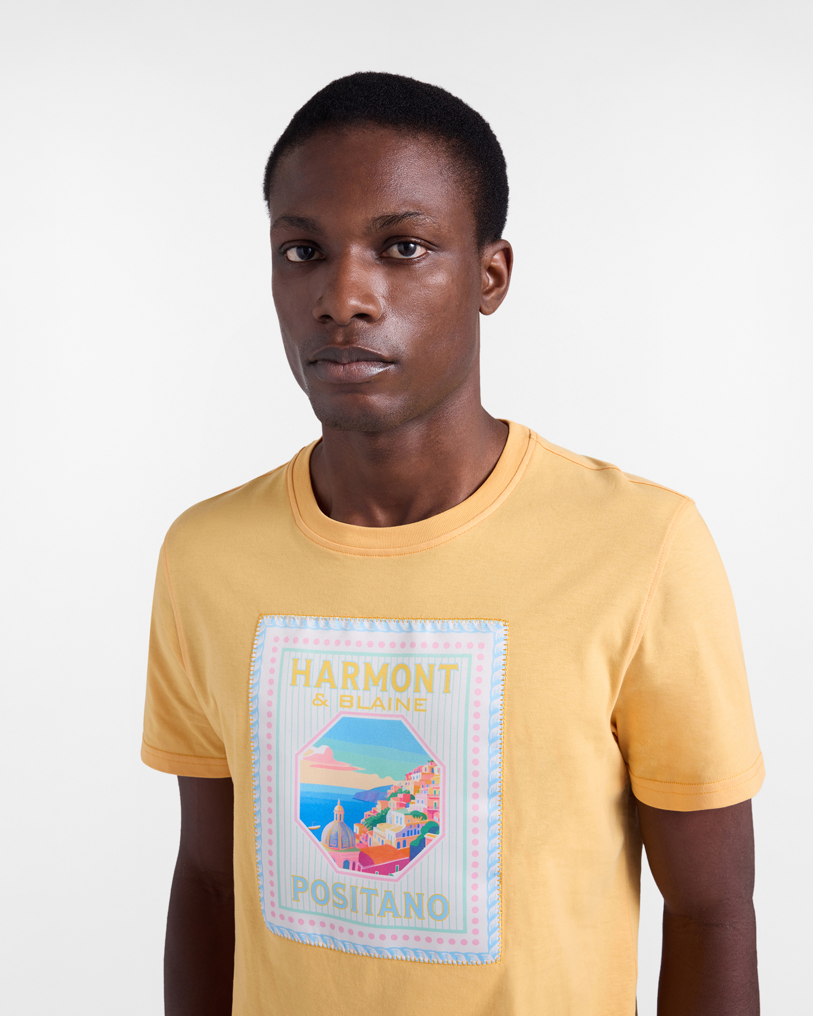 Postcard capsule T-shirt, Orange, large image number 2