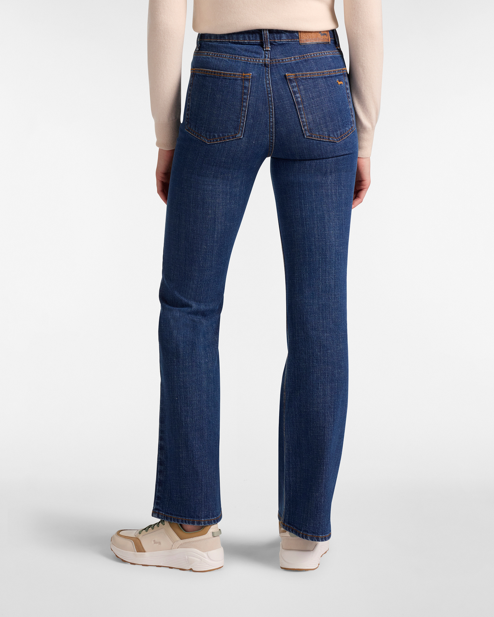 Jeans with Embroidery from the Capsule Artigianalità a Colori