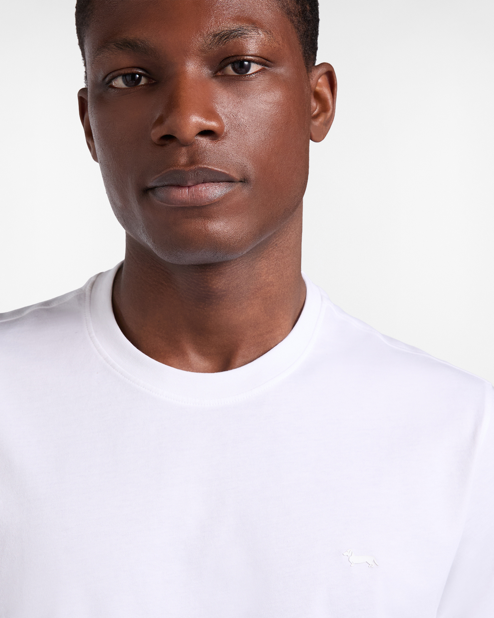 Camiseta de hombre de algod&oacute;n con perro salchicha en 3D, Blanco, large image number 2