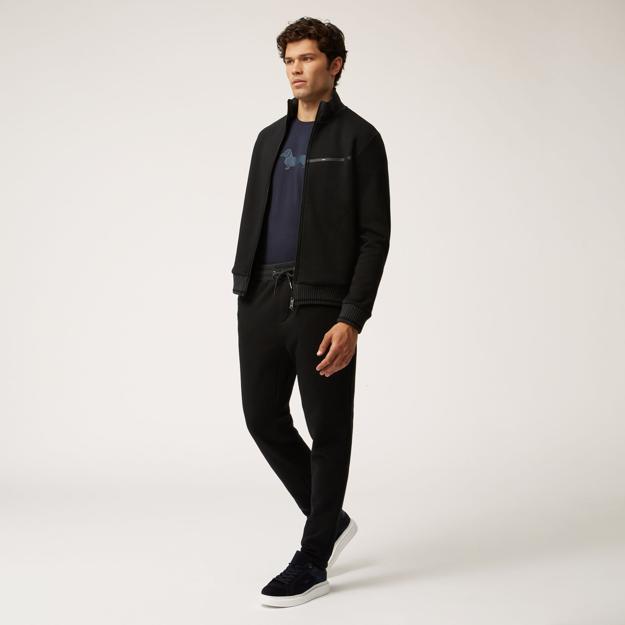 Pantalone Athleisure, Nero, large image number 3