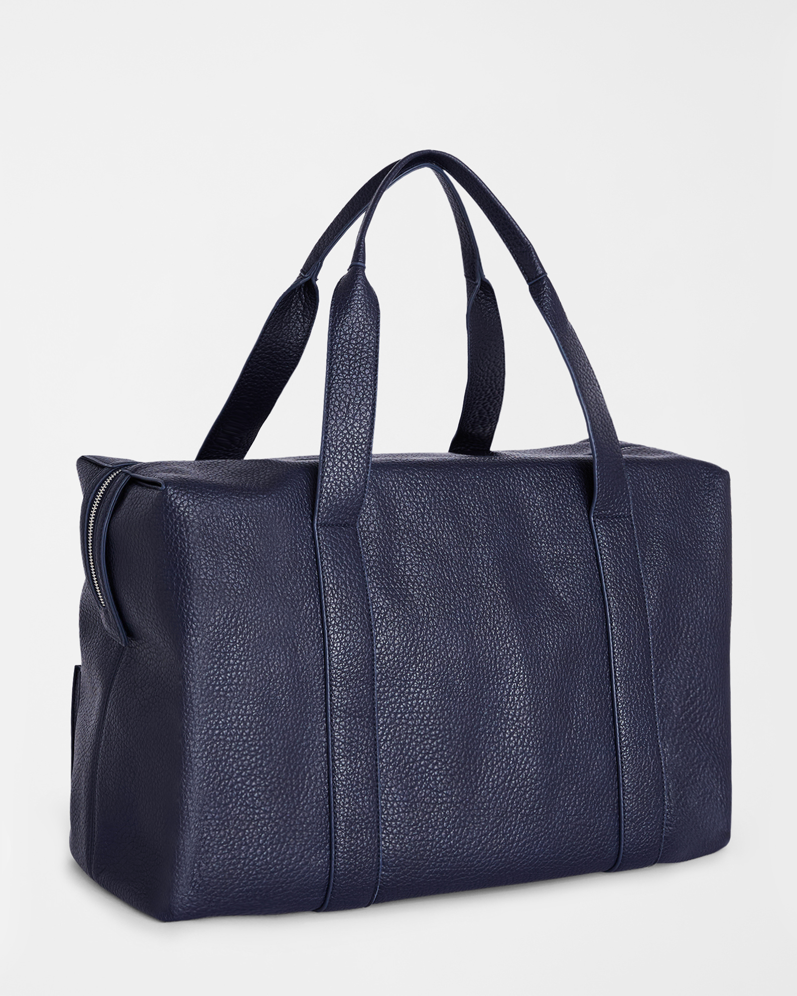 Faux leather travel bag