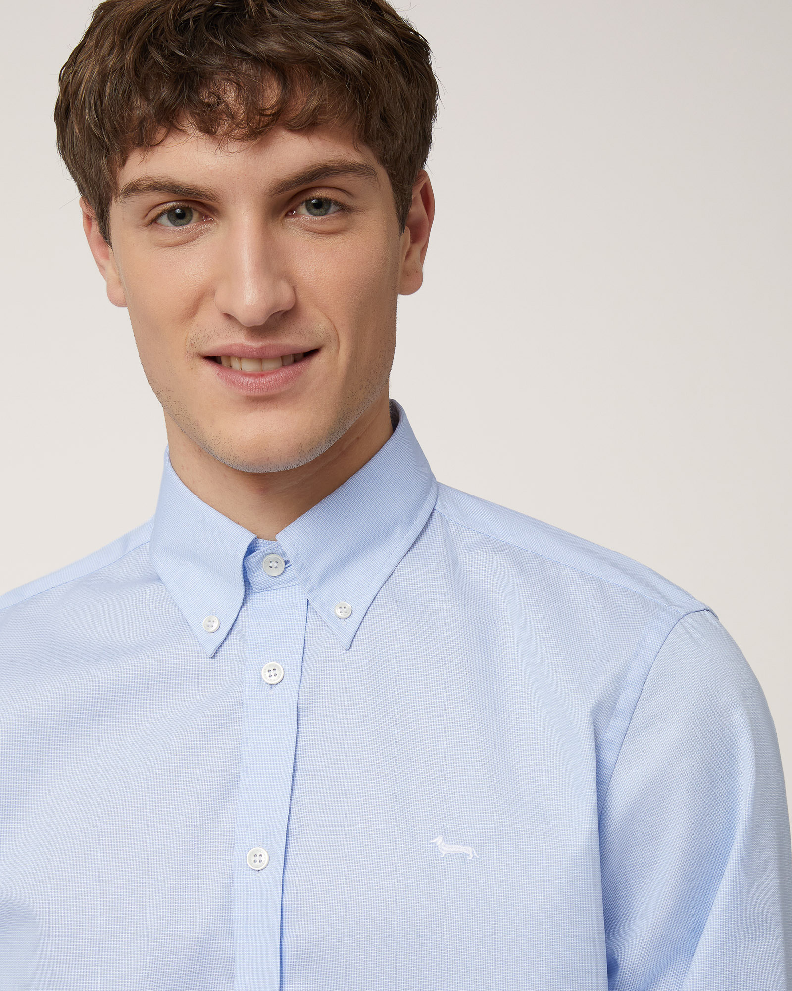 Woven Cotton Shirt, Light Blue, large image number 2