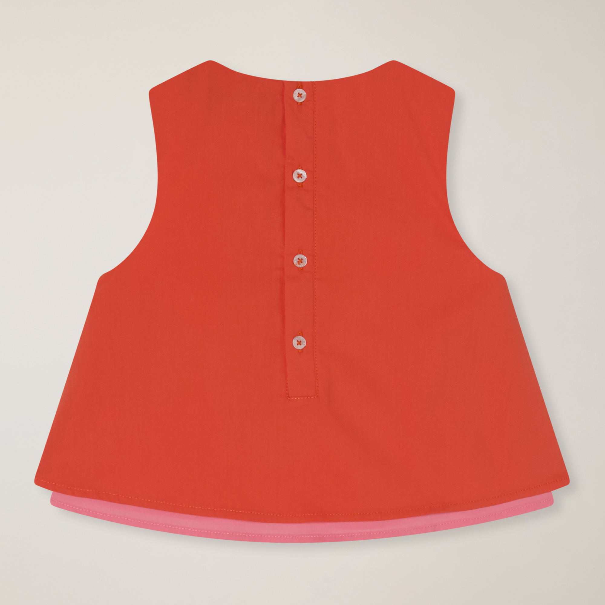 Blouse with logo decoration