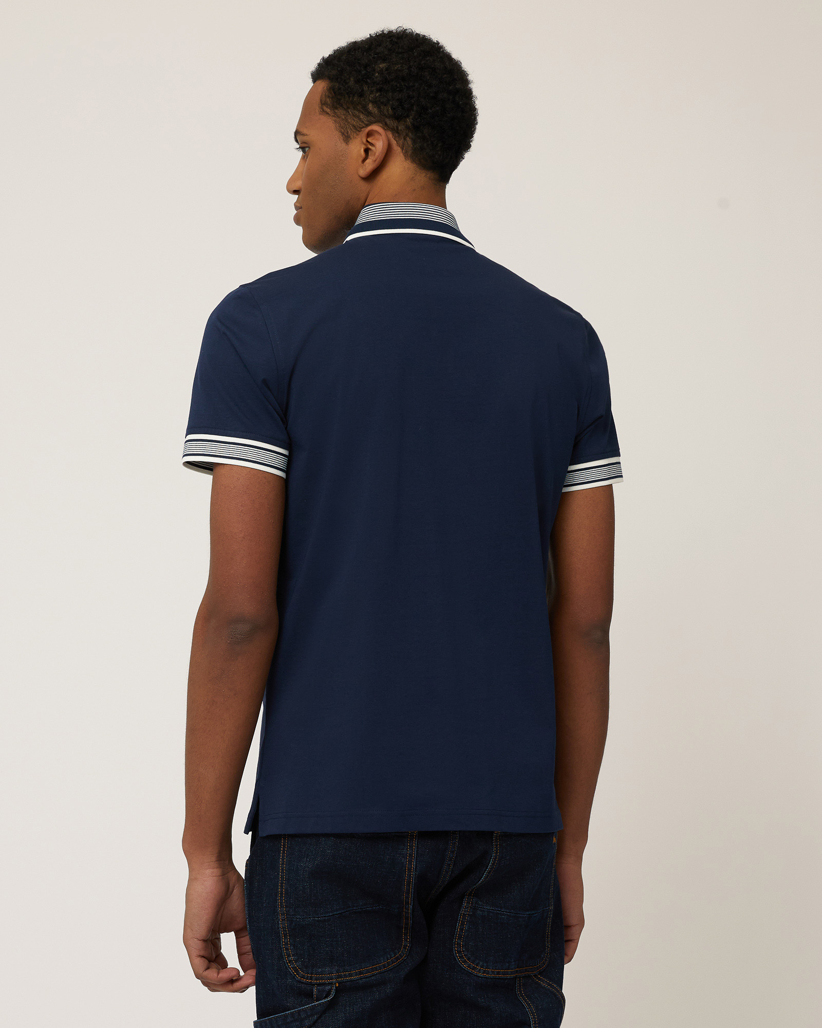 Polo In Cotone Con Zip