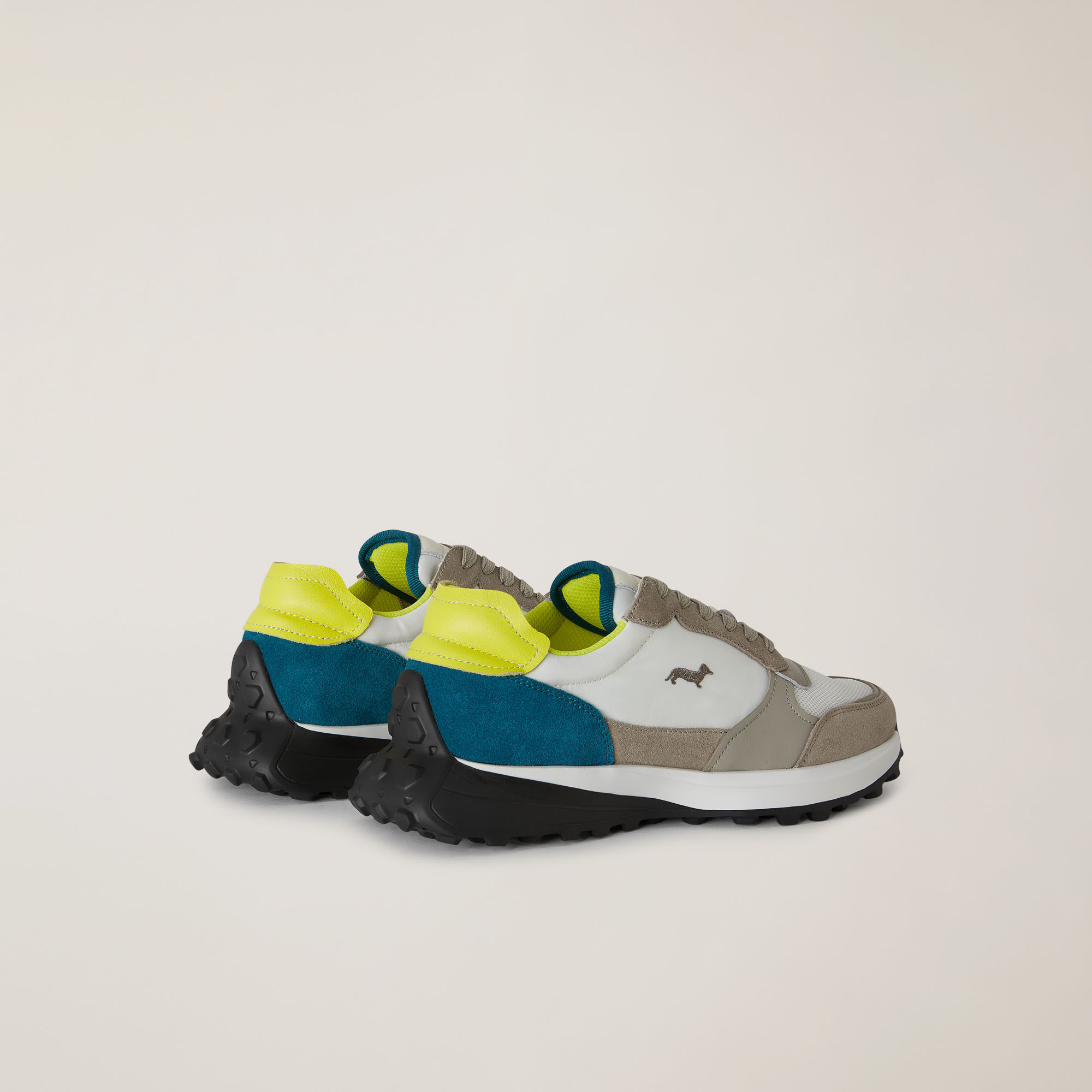 Zapatilla Estilo Running Ultraligera En Mezcla De Materiales, Azul cobalto, large image number 2