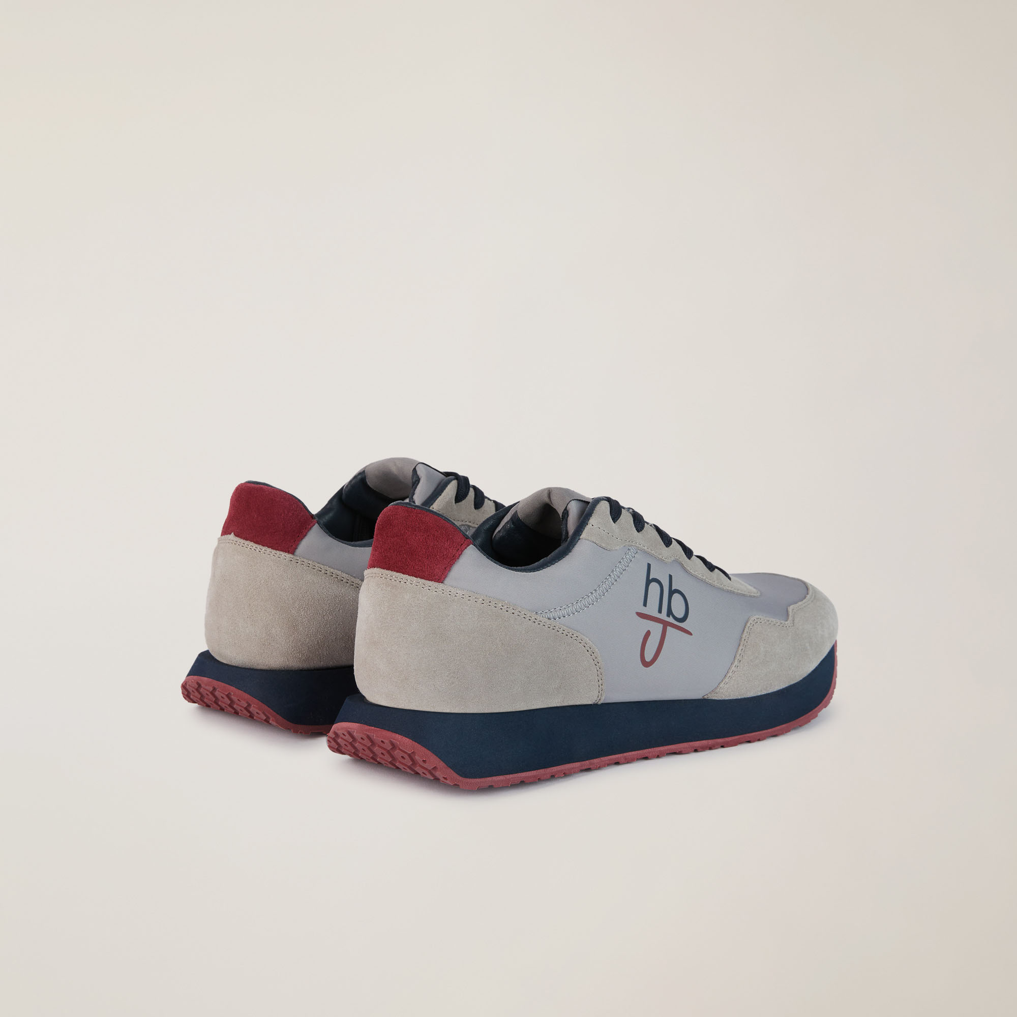 Sneakers Con Dettagli A Contrasto, Grigio, large image number 2